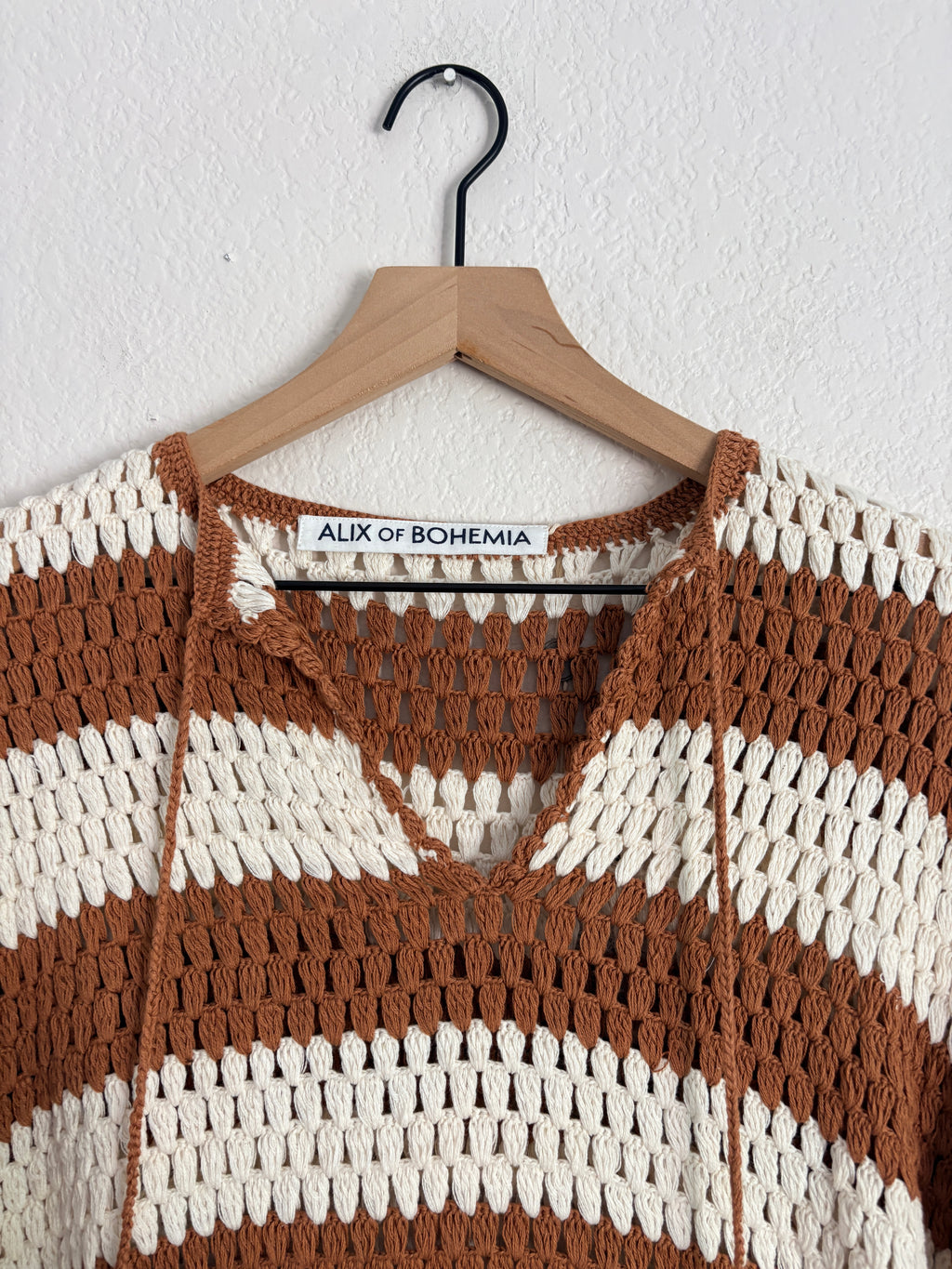 Alix of Bohemia Crochet Sweater (S-L)