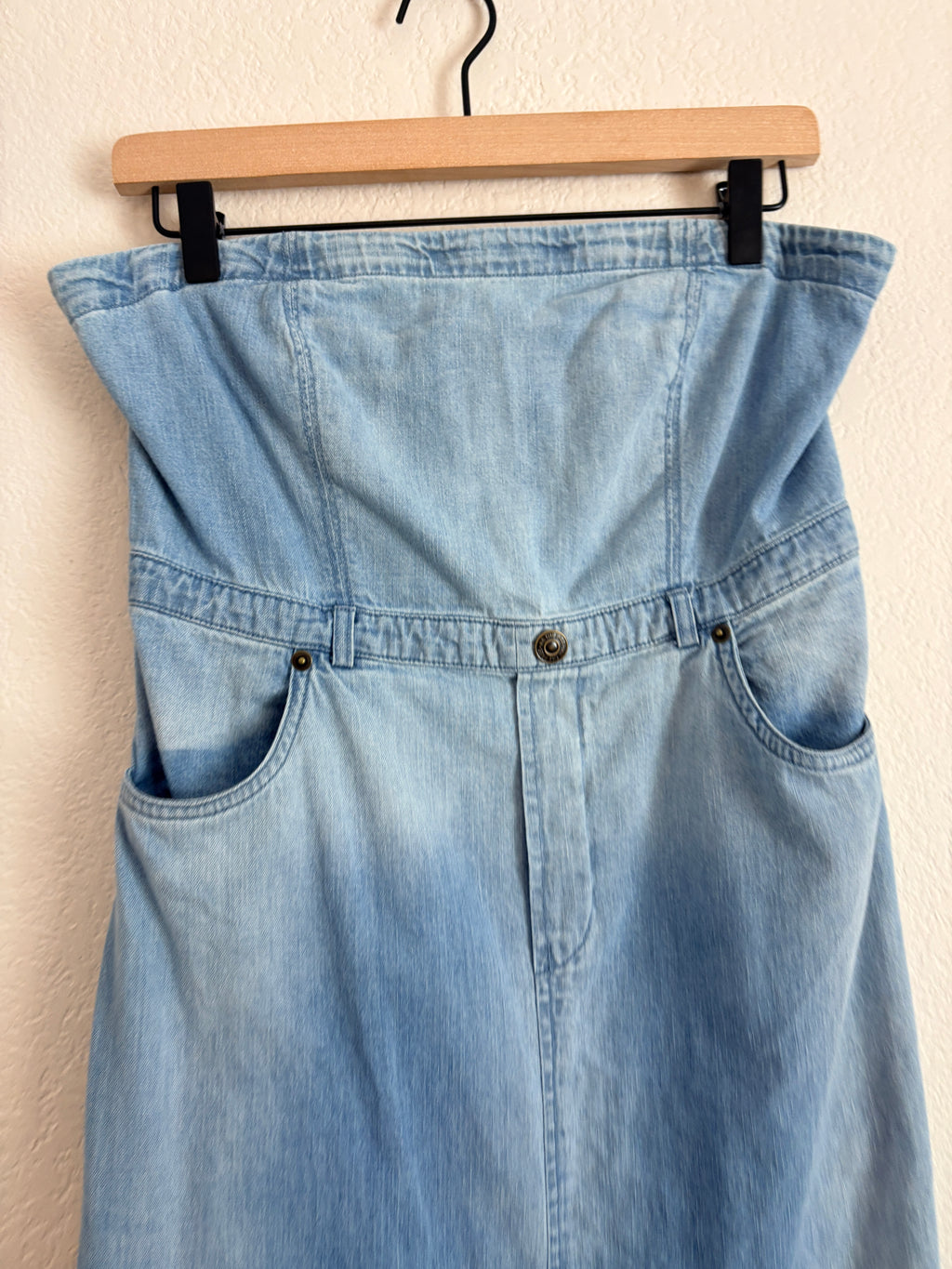 Free People Denim Tube Dress (6)