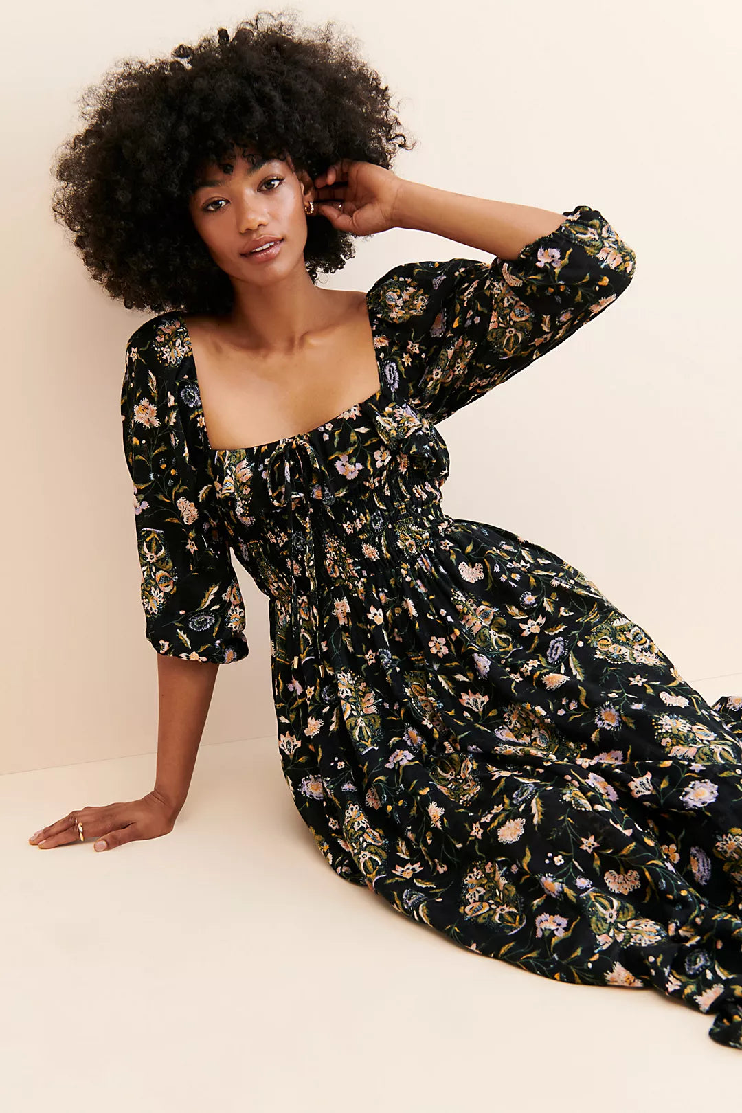 Free People Oasis Printed Dress (S)