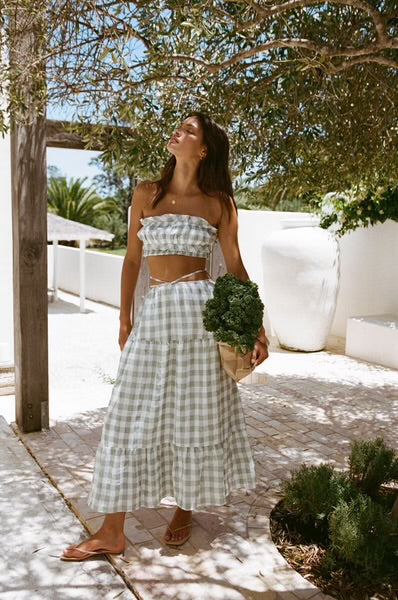 Sabo Alarette Gingham Set (M/L)
