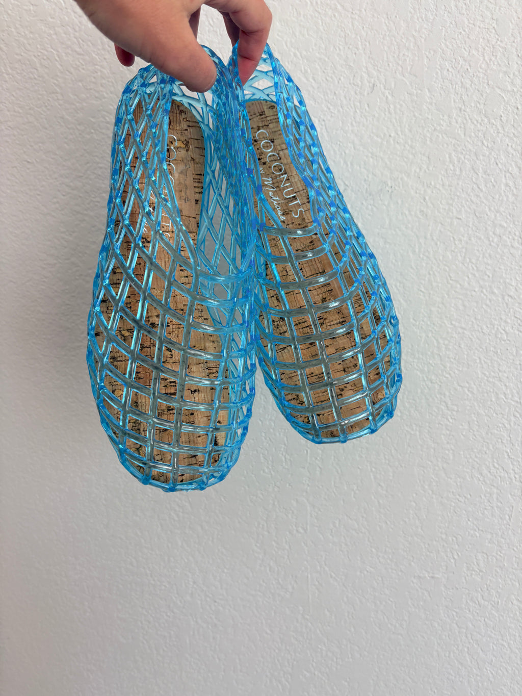 Coconuts by Matisse Blue Jelly Woven Slip-On Sandals (8)
