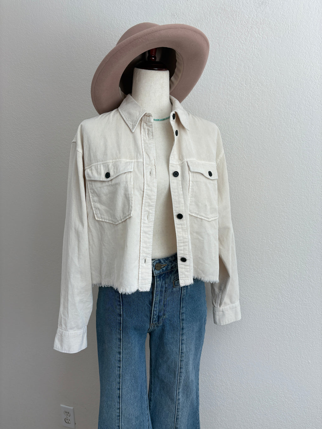 All Saints Cropped Corduroy Jacket (6)