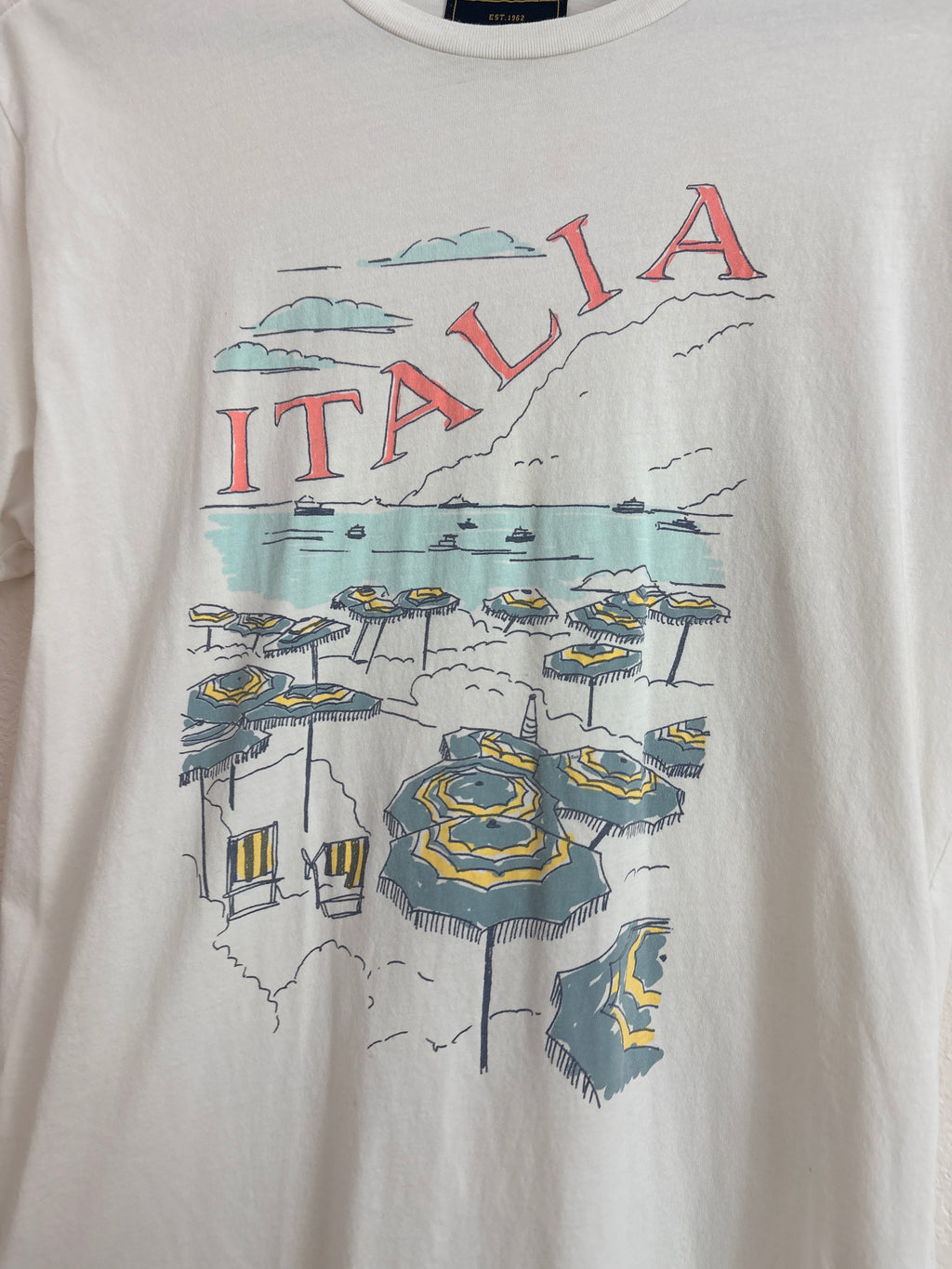Anthropolgie Retro Brand Italia Graphic Tee (M)
