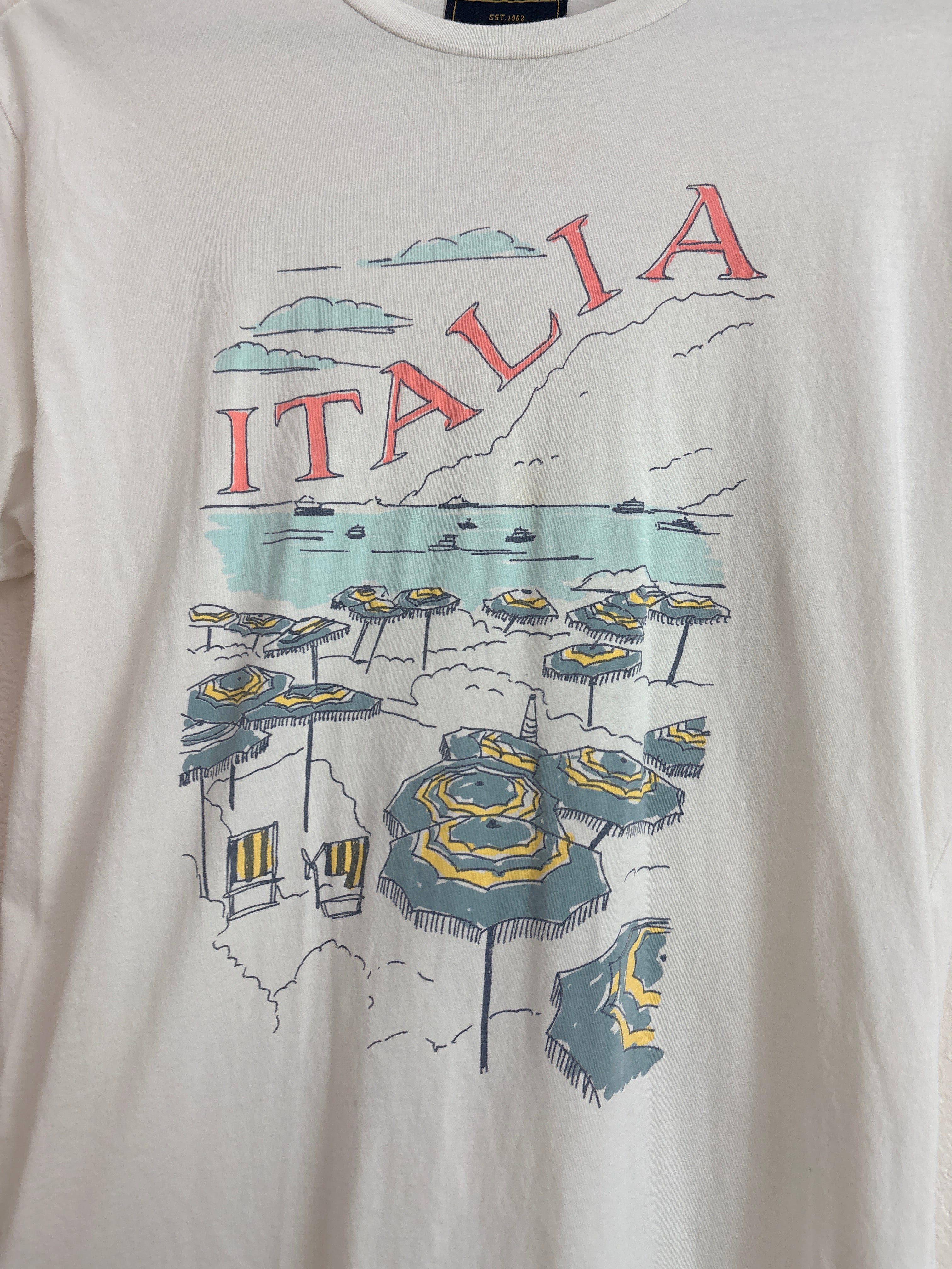 Anthropolgie Retro Brand Italia Graphic Tee (M)