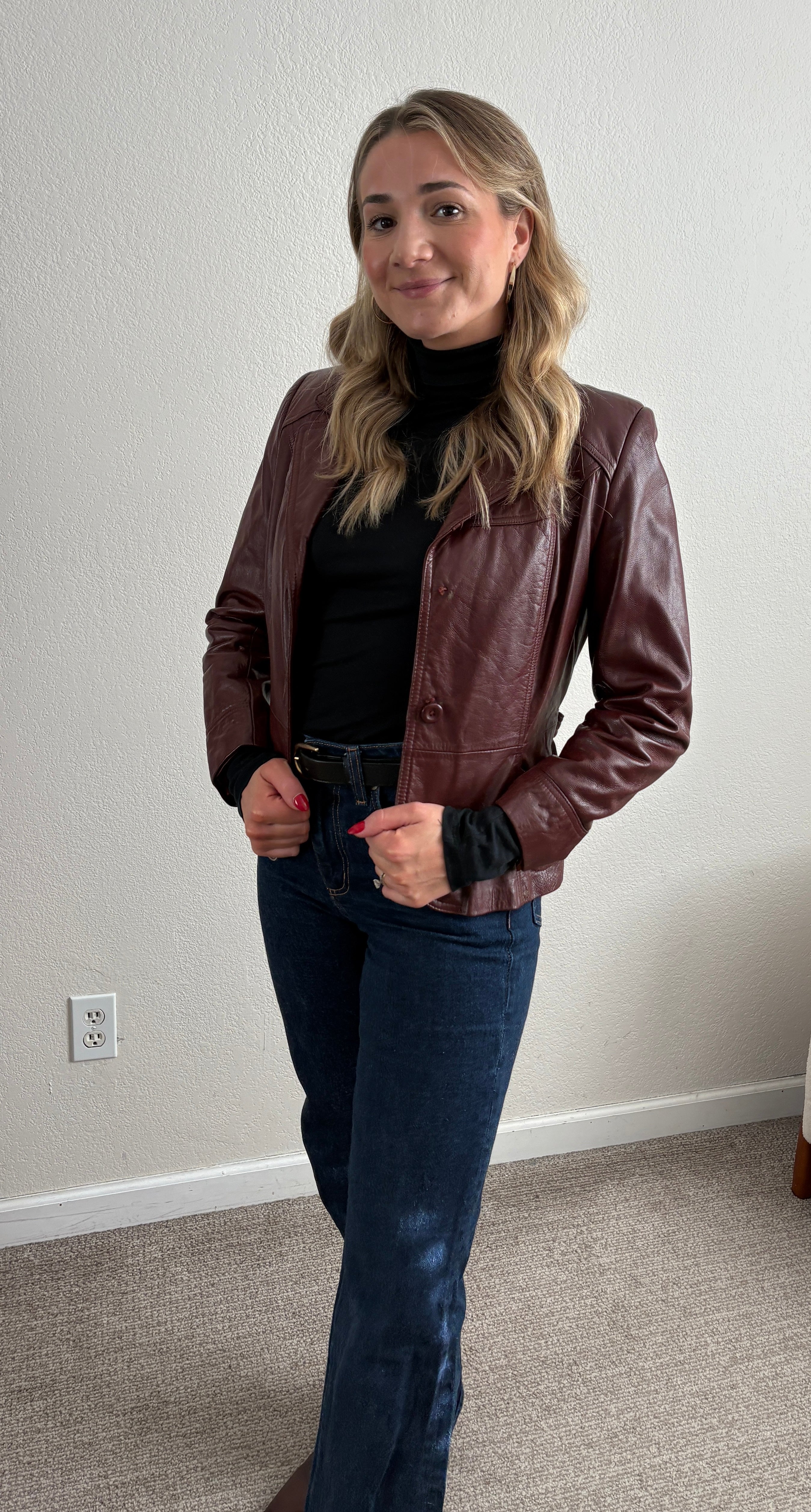 NWT Anthropologie Carly Faux Fur Jacket (L)