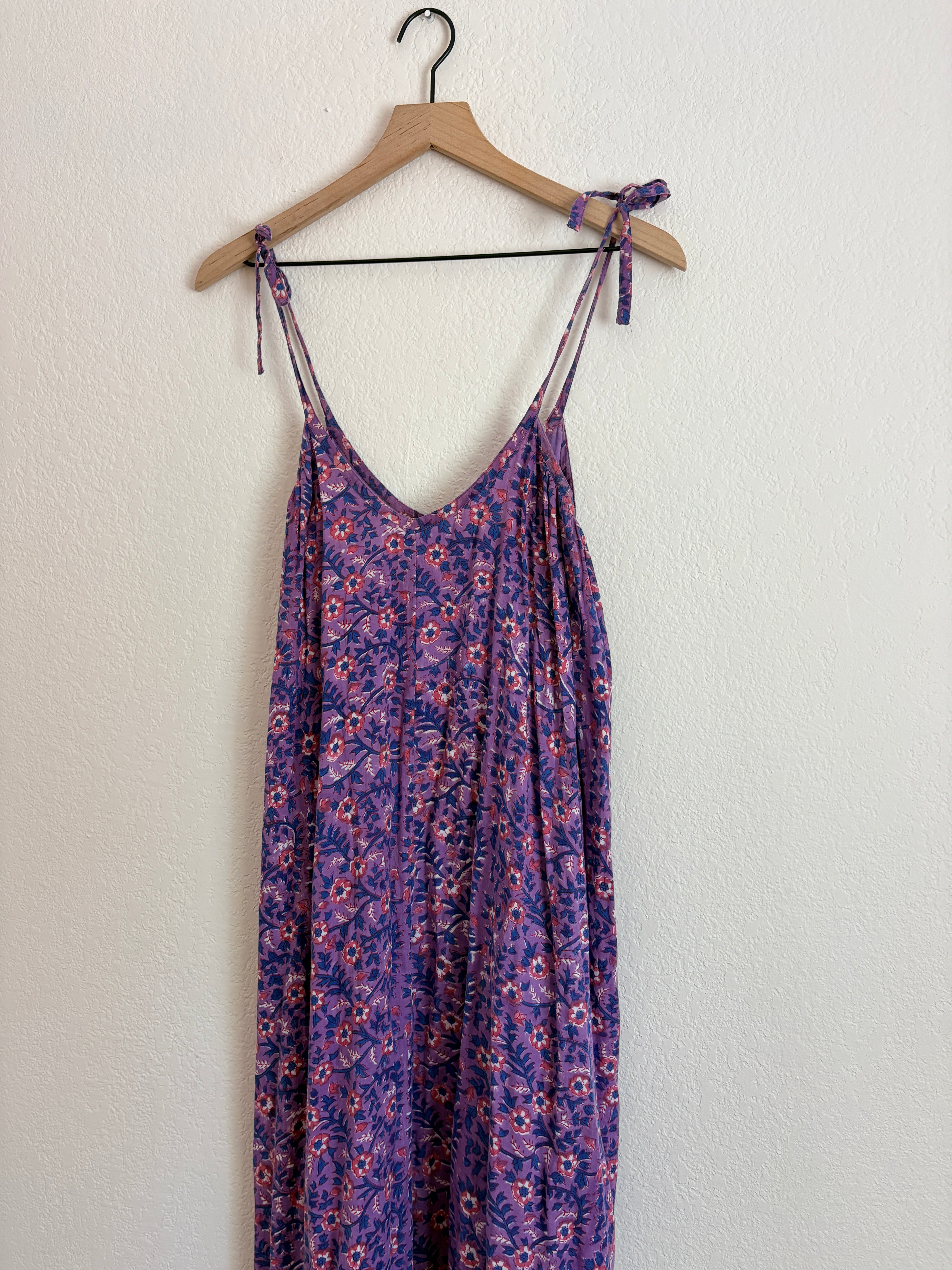 Emerson Fry India Wildflower Violet Dress (L)