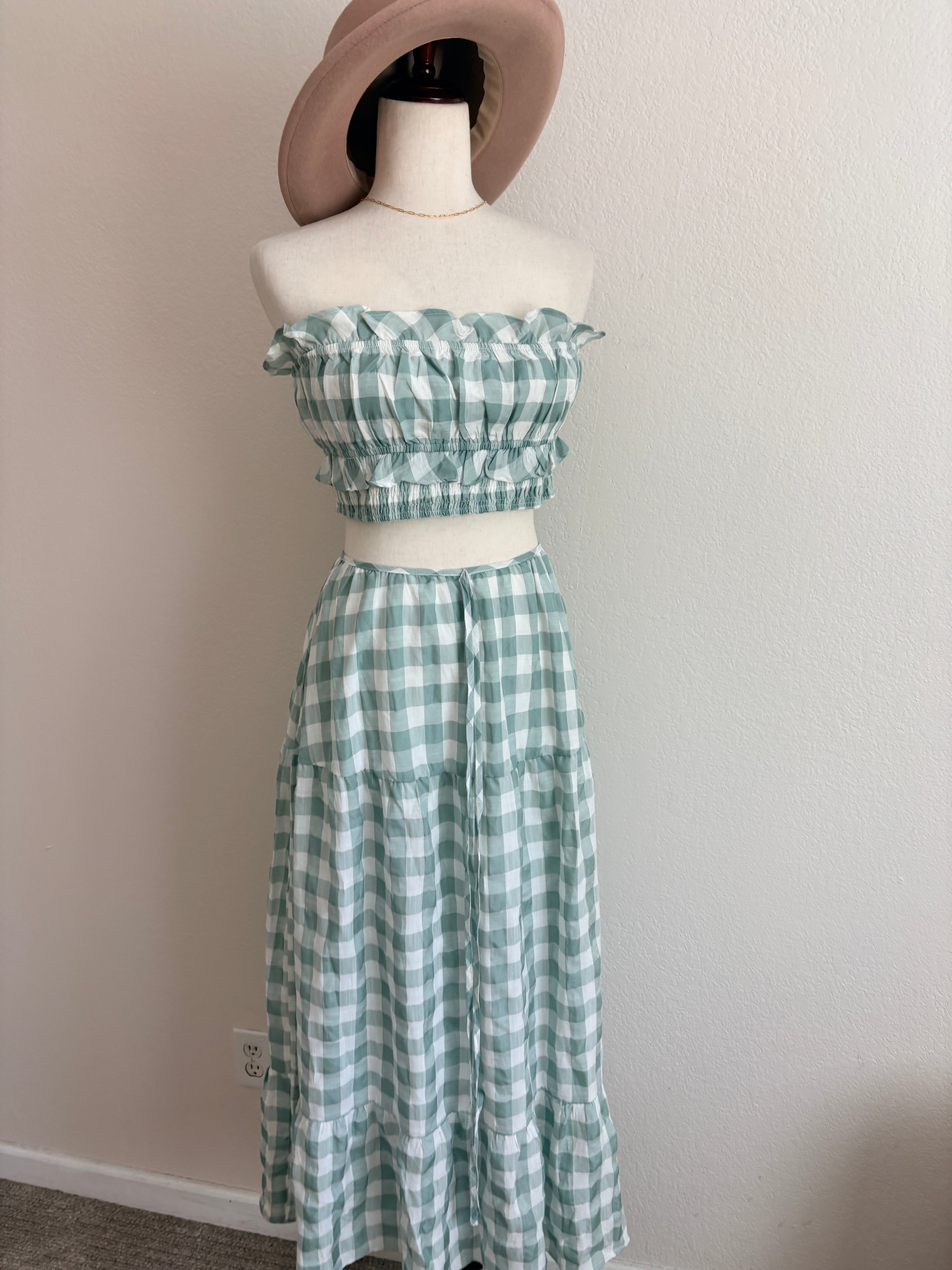 Sabo Alarette Gingham Set (M/L)