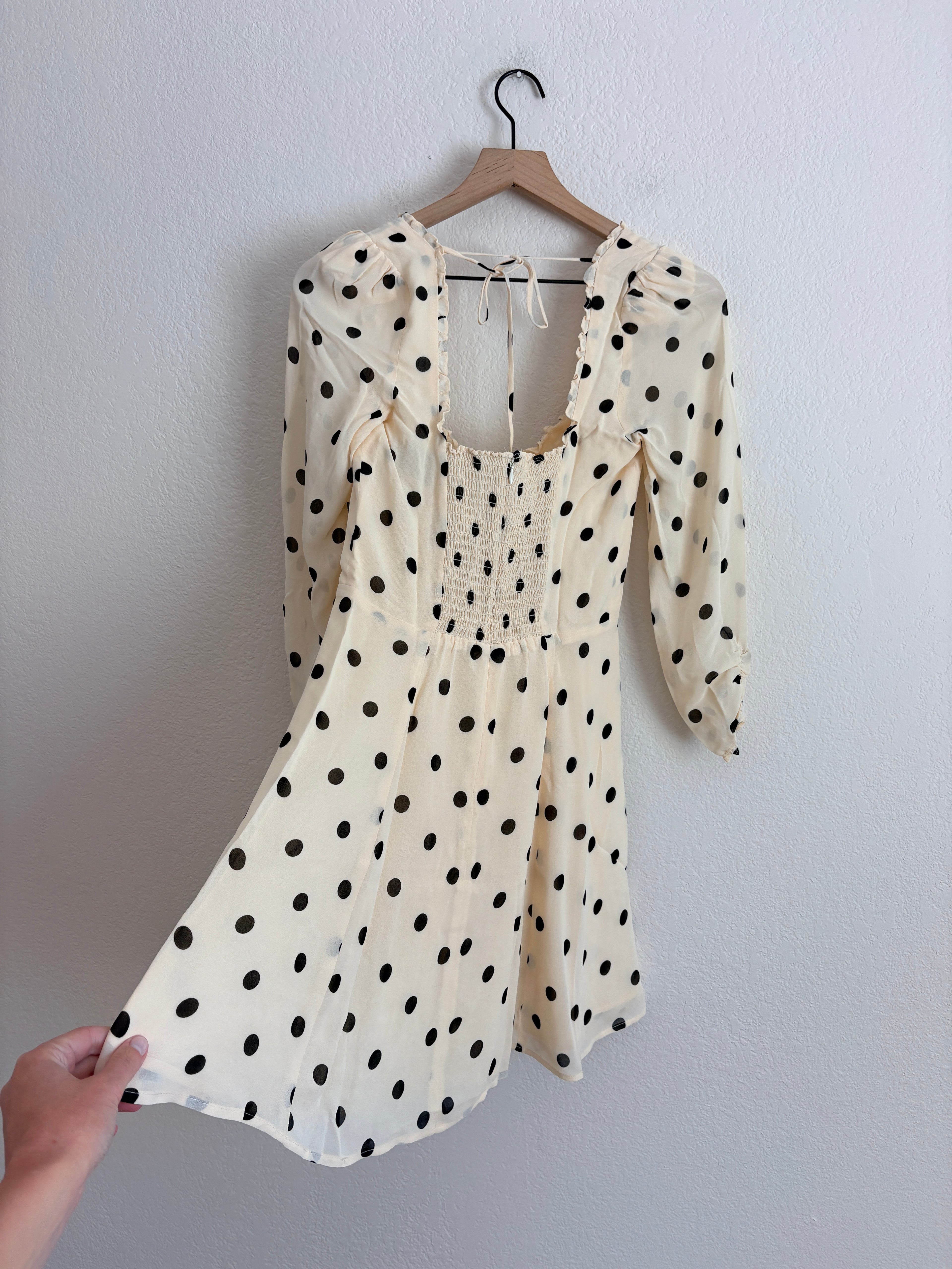 New Reformation Remi Sweetheart Mini Dress (6)