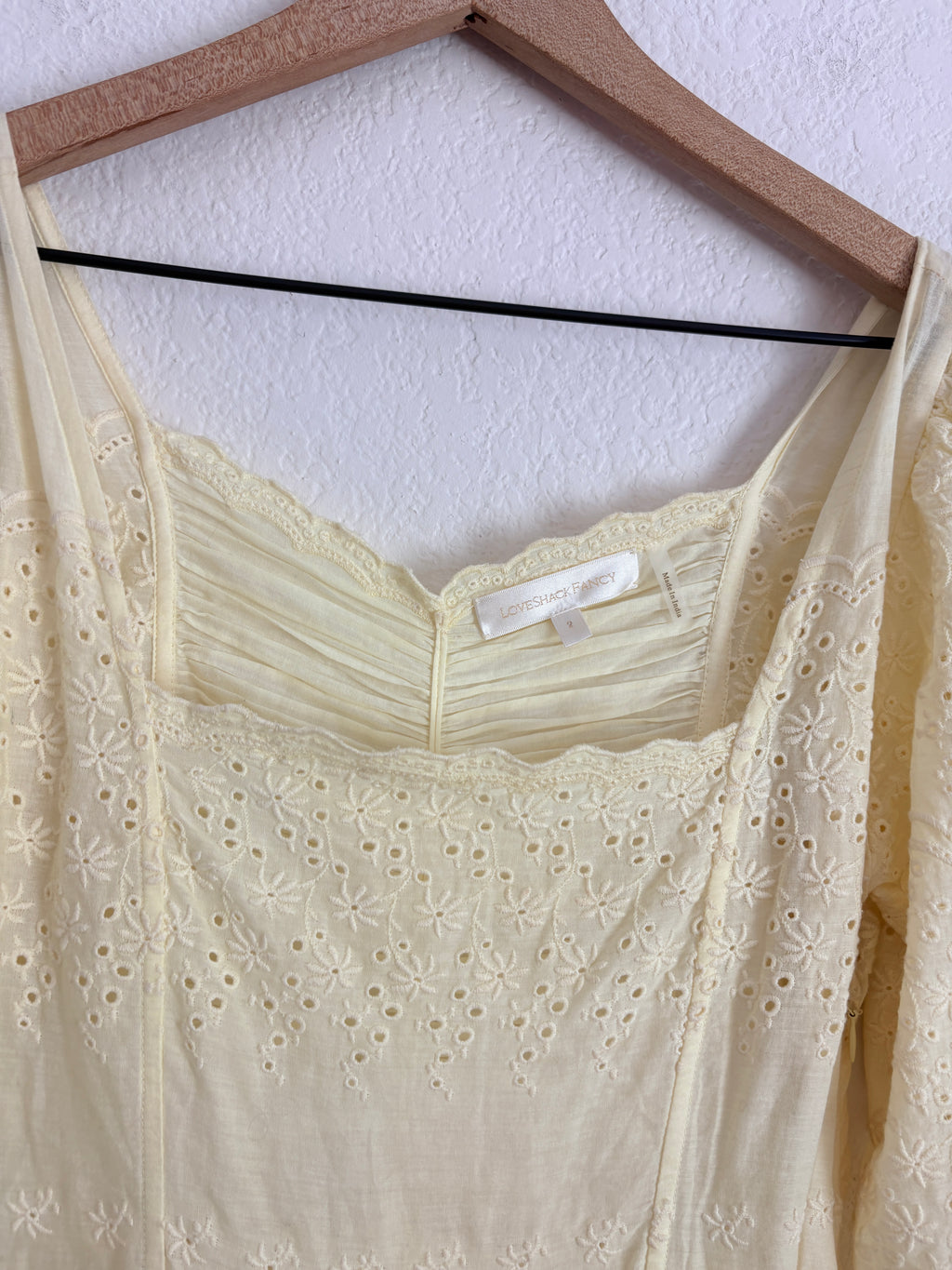 LoveShackFancy Preslina Mini Dress (size 2)