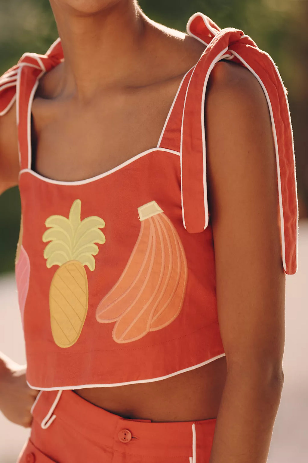 New Farm Rio x Anthropologie Embroidered Tank (M)