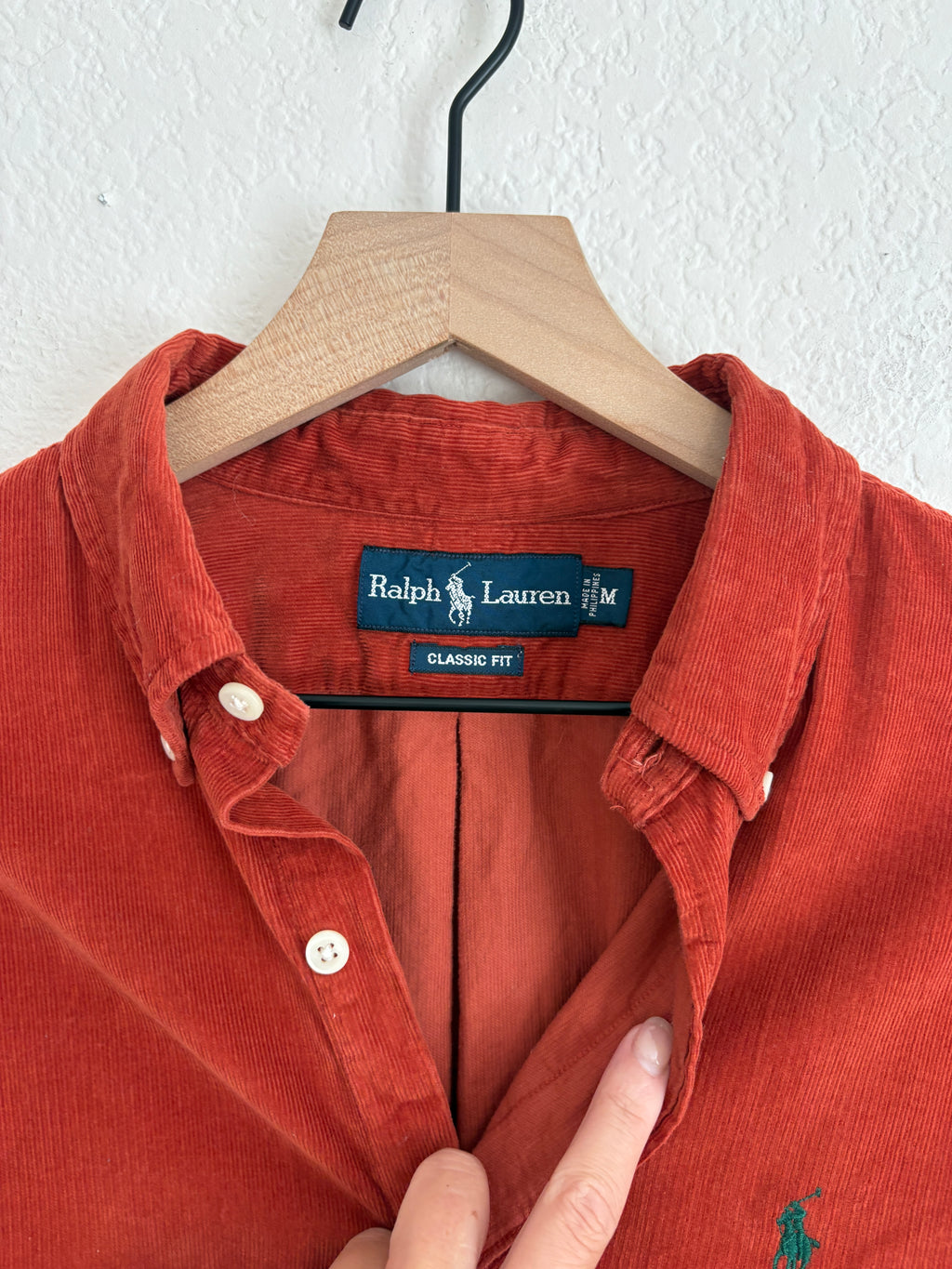 Ralph Lauren Corduroy Button Up (M/L)