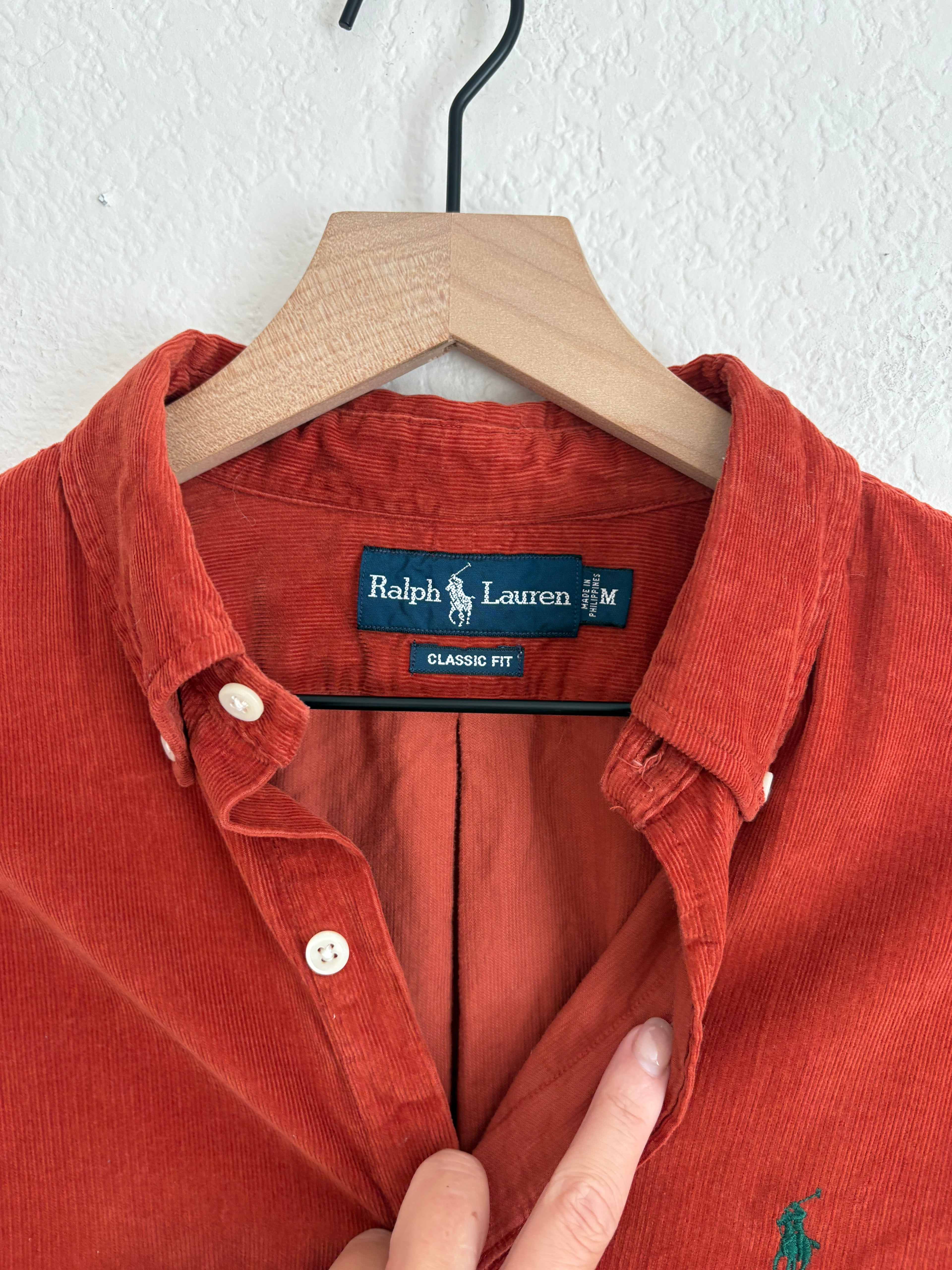 Ralph Lauren Corduroy Button Up (M/L)