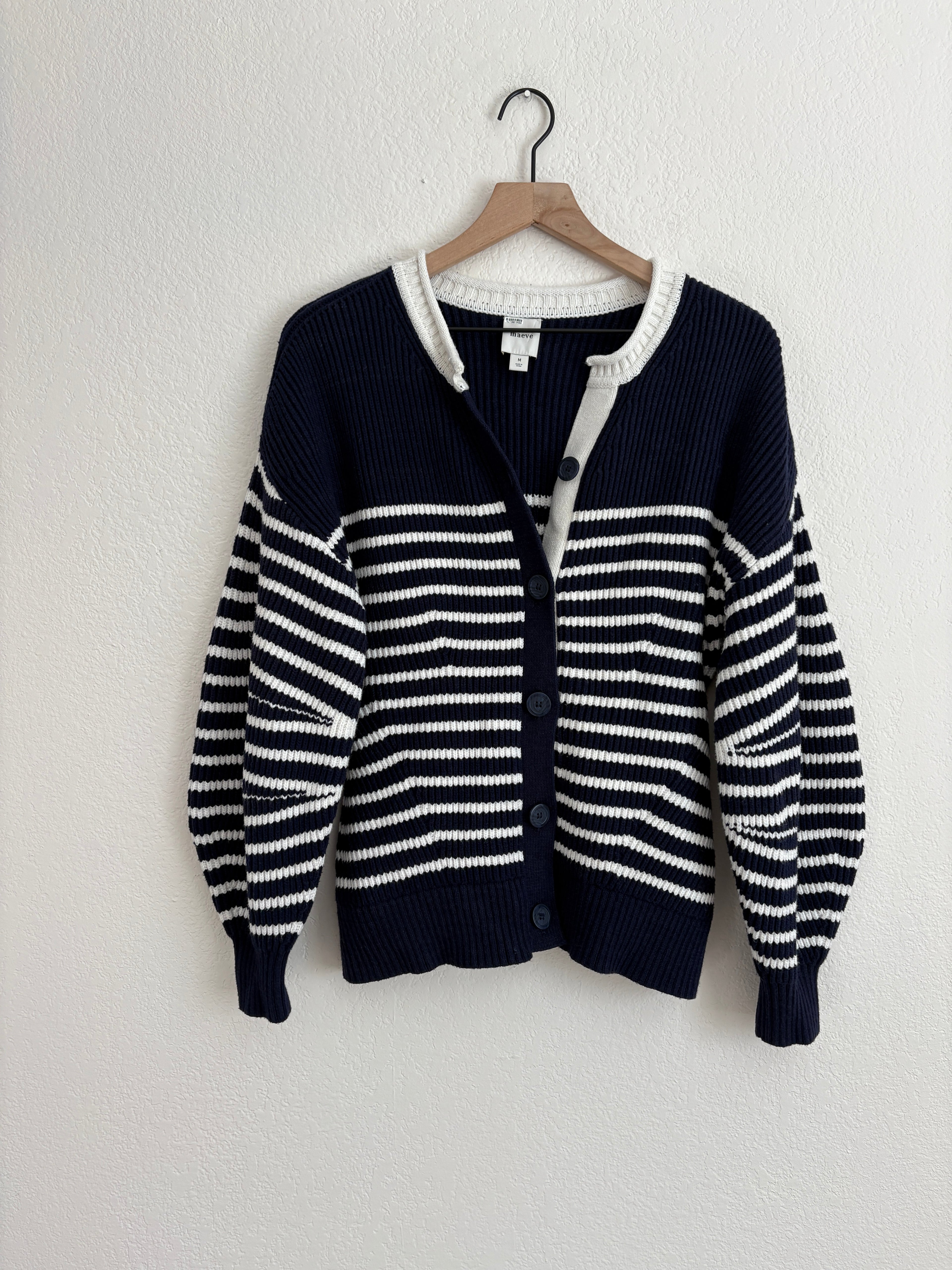 Maeve Blouson Sleeve Cardigan (M)