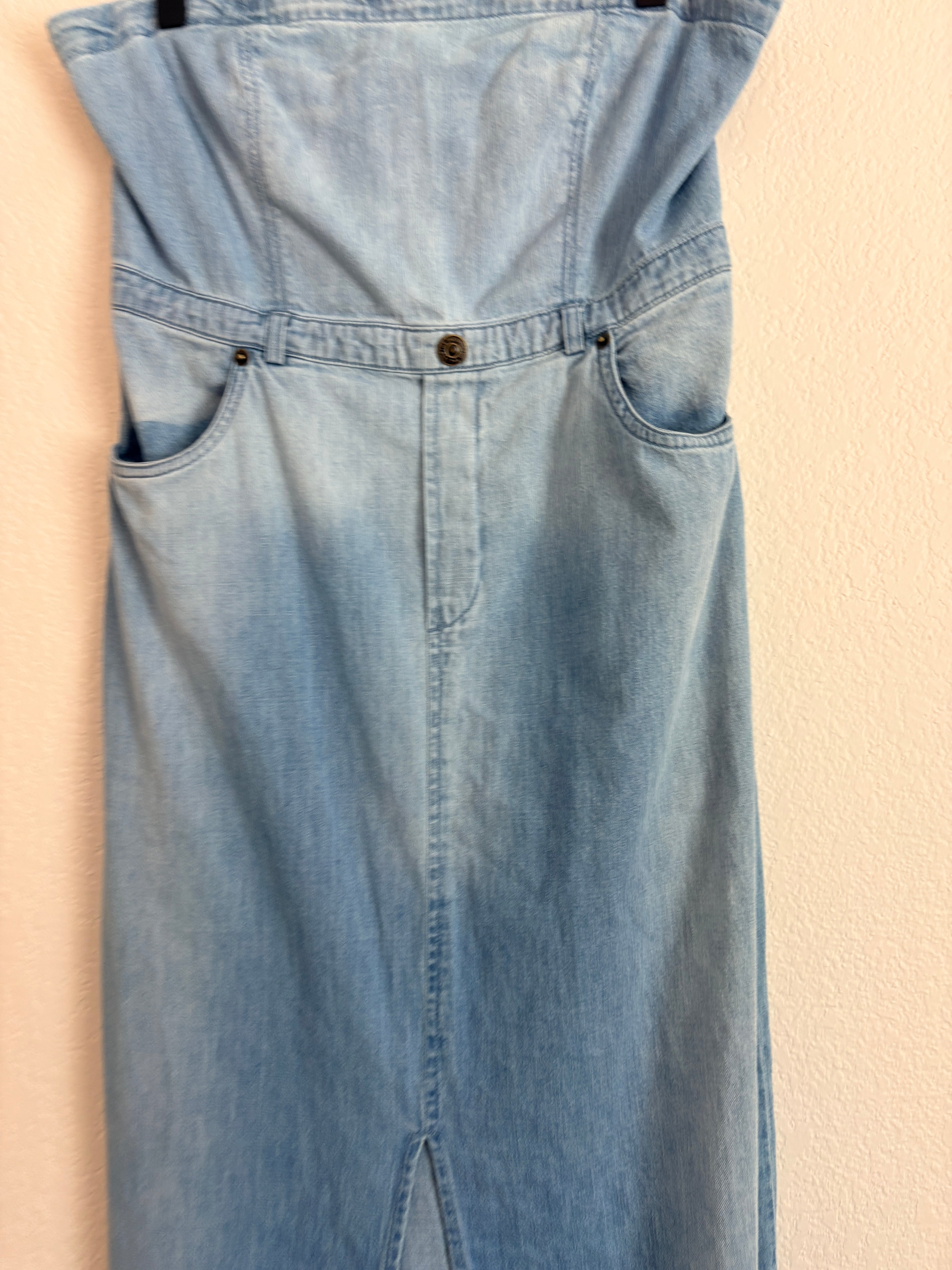 Free People Denim Tube Dress (6)