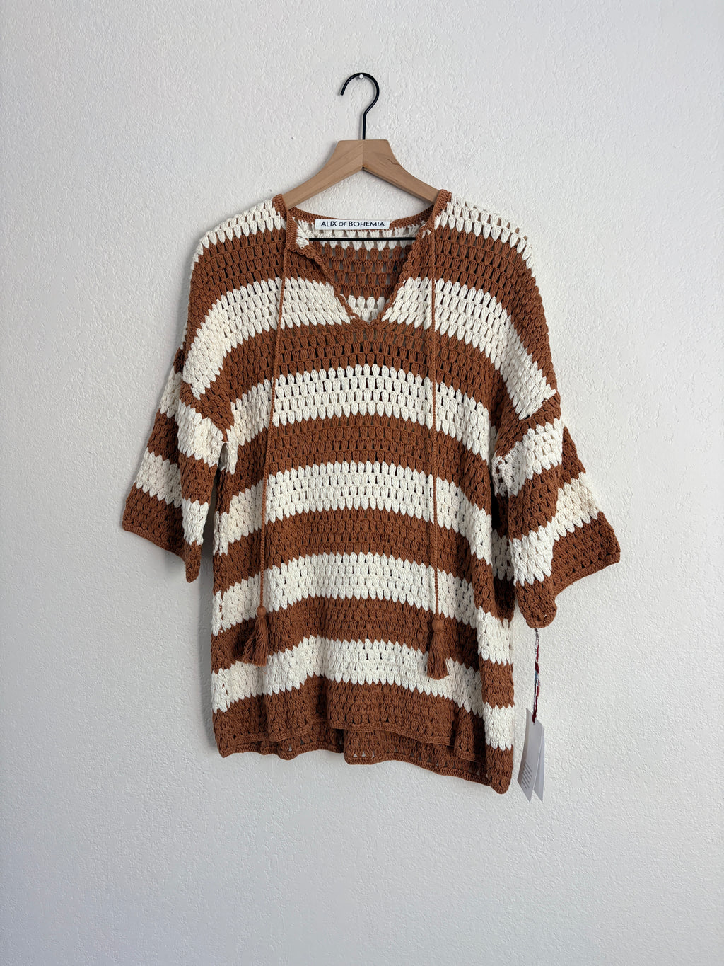 Alix of Bohemia Crochet Sweater (S-L)