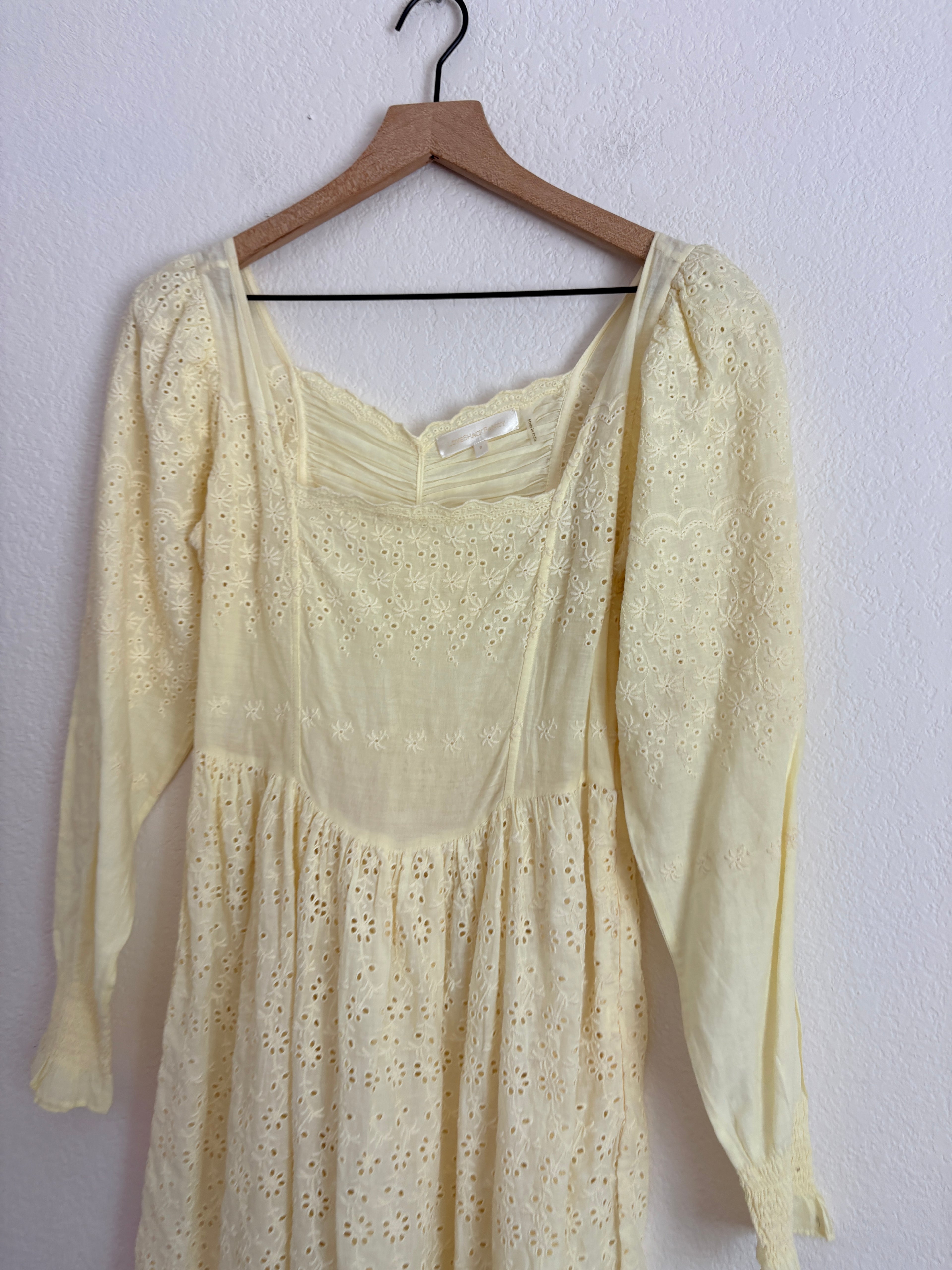 LoveShackFancy Preslina Mini Dress (size 2)