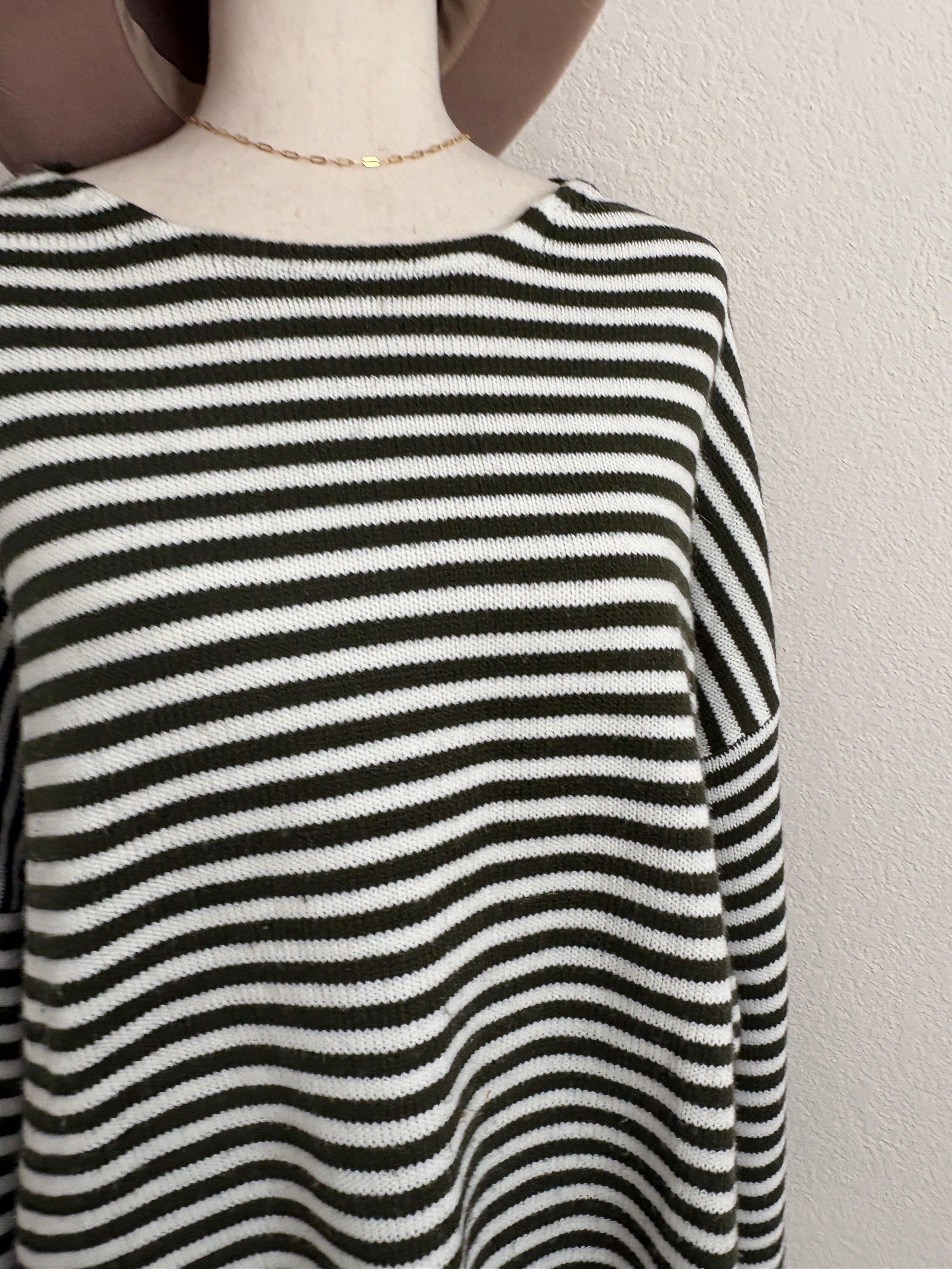 Carly Jean Los Angeles Striped Sweater (L)
