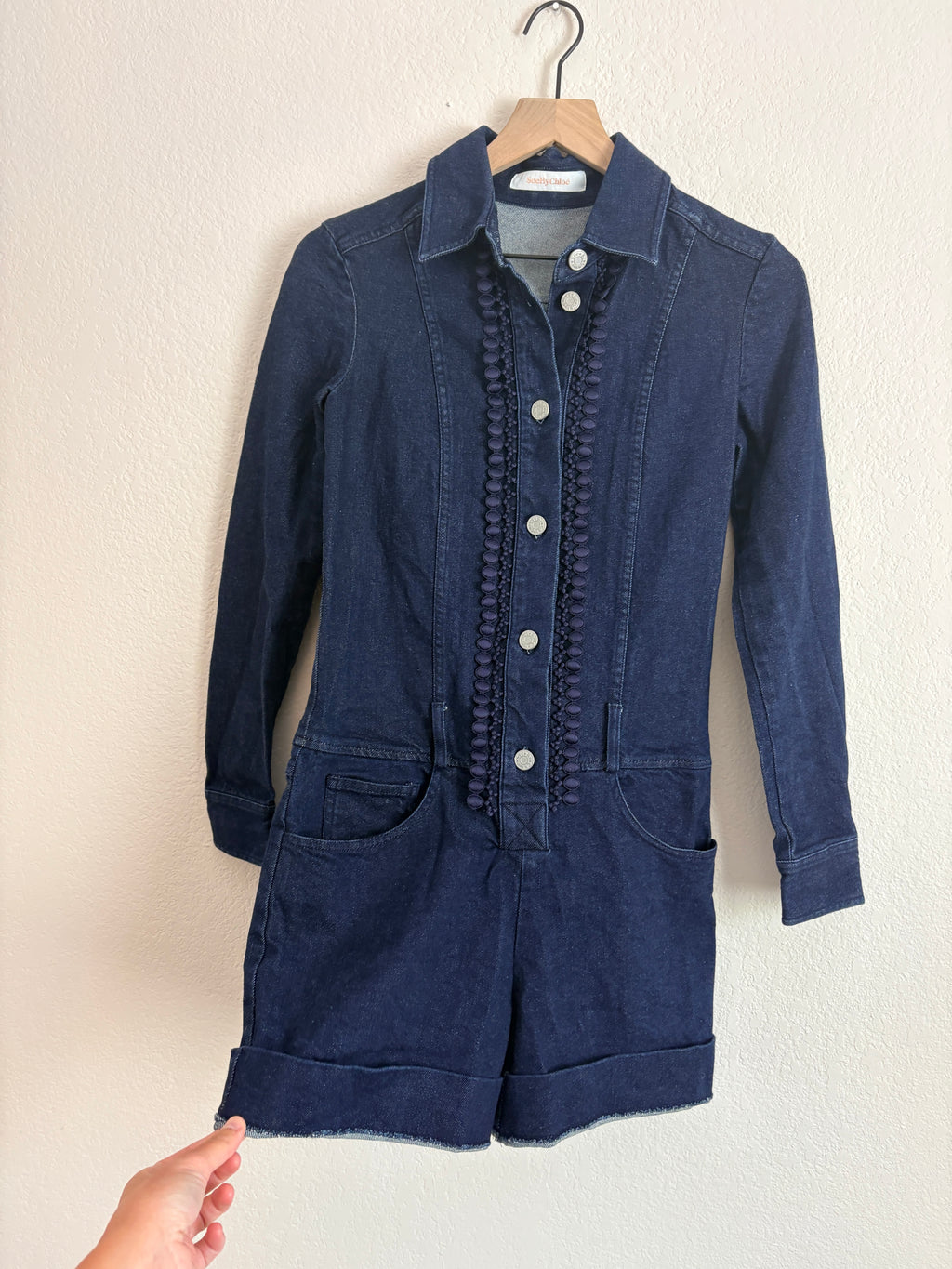 See by Chloe Denim Romper (6)