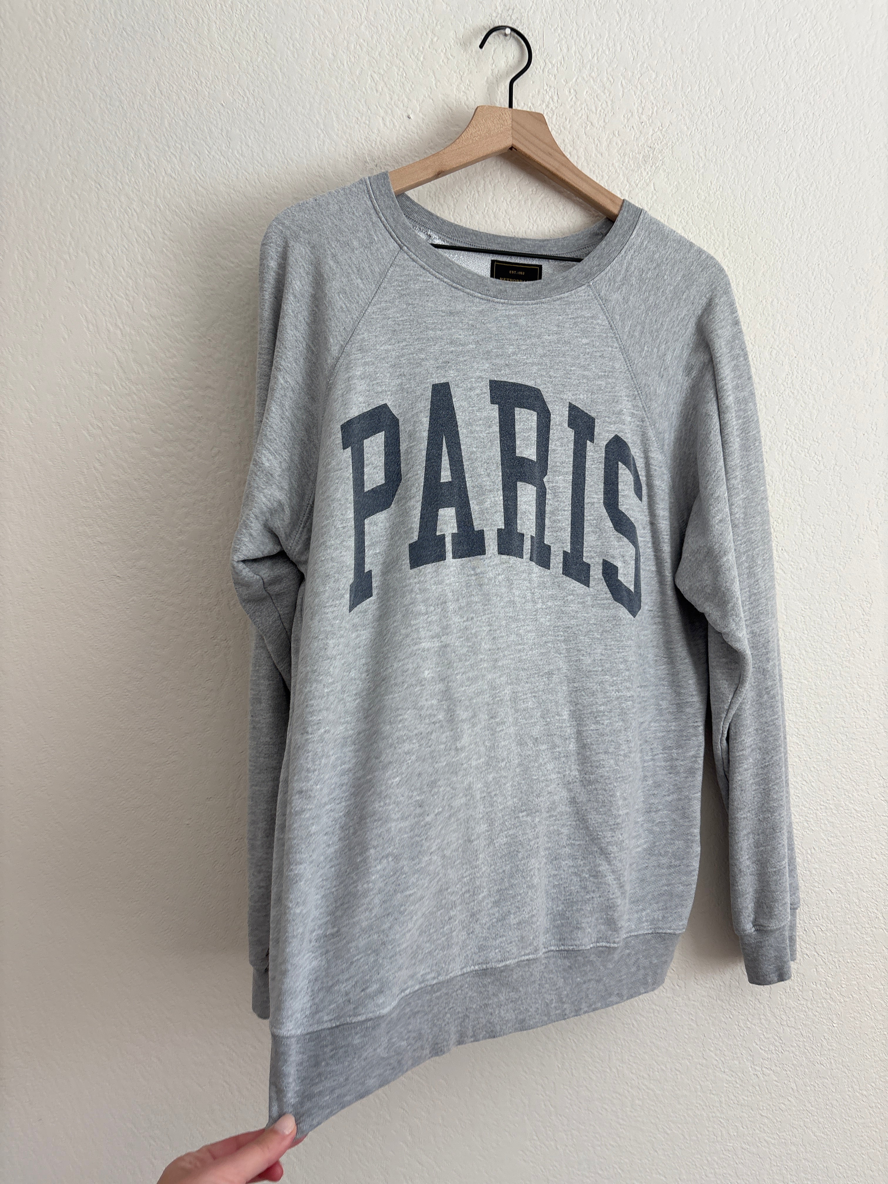 Free People Original Retro Brand Paris Sweatshirt (S)