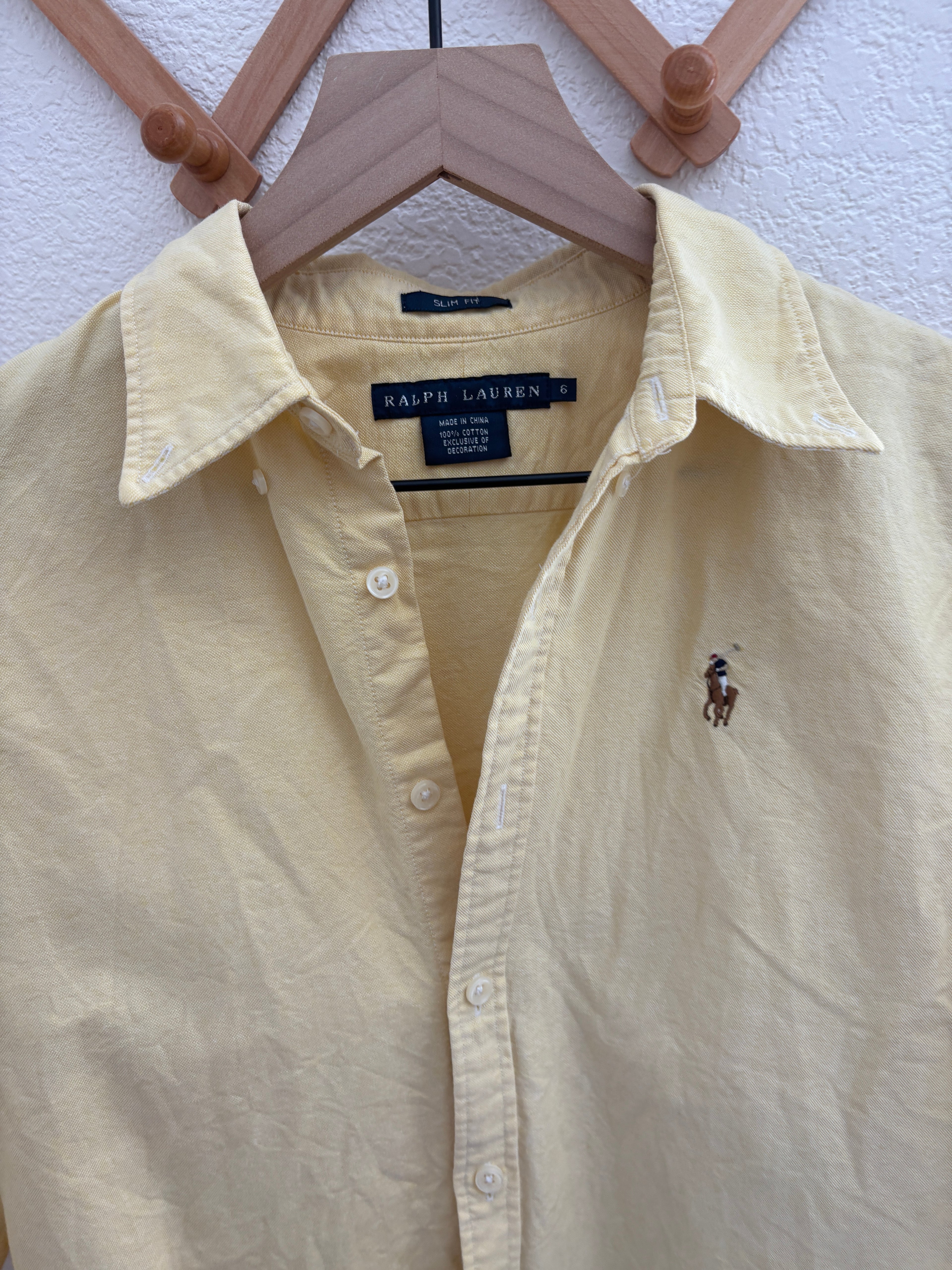 Ralph Lauren Butter Yellow Button Down (6)