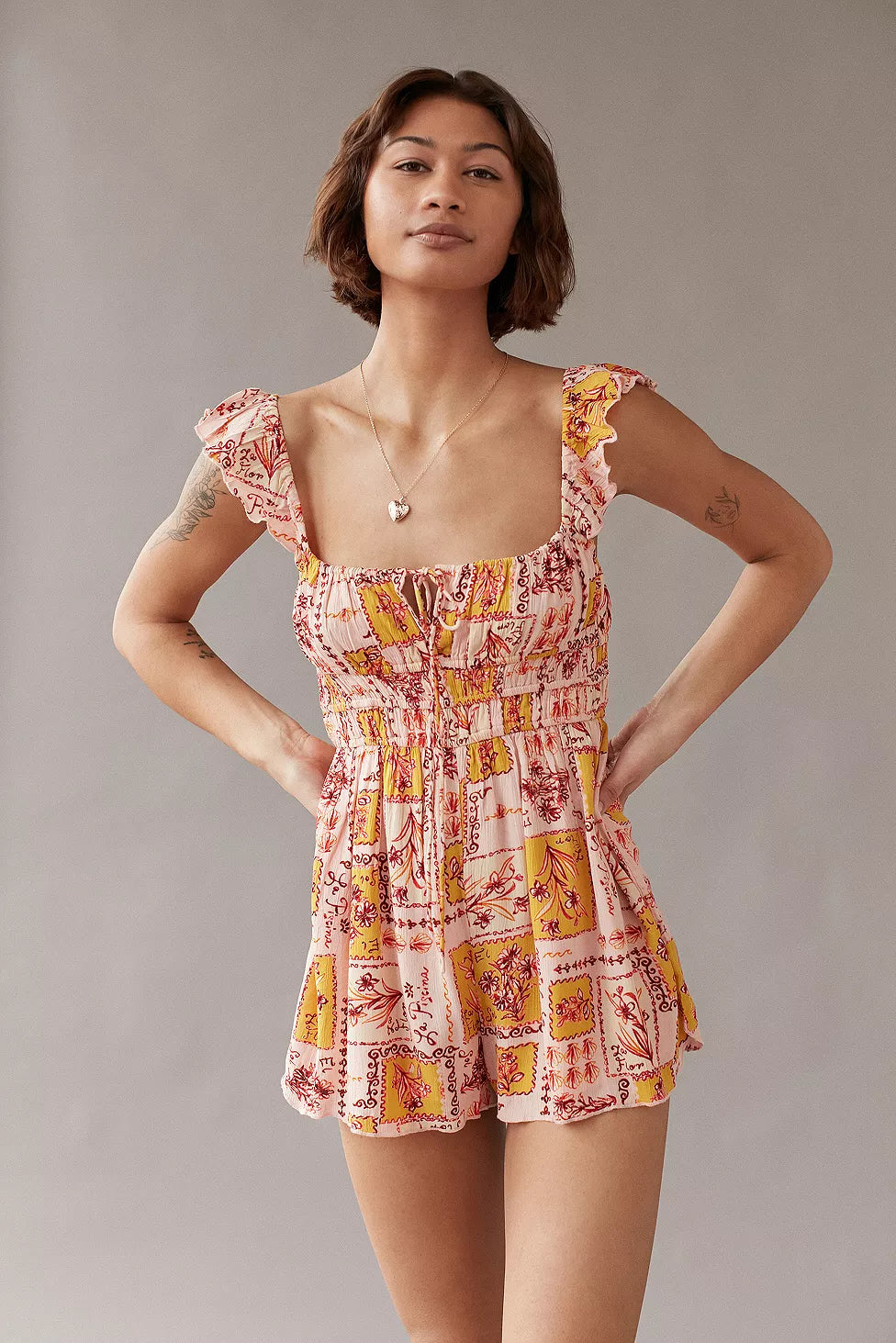 Urban Outfitters Rockaway Romper (L)