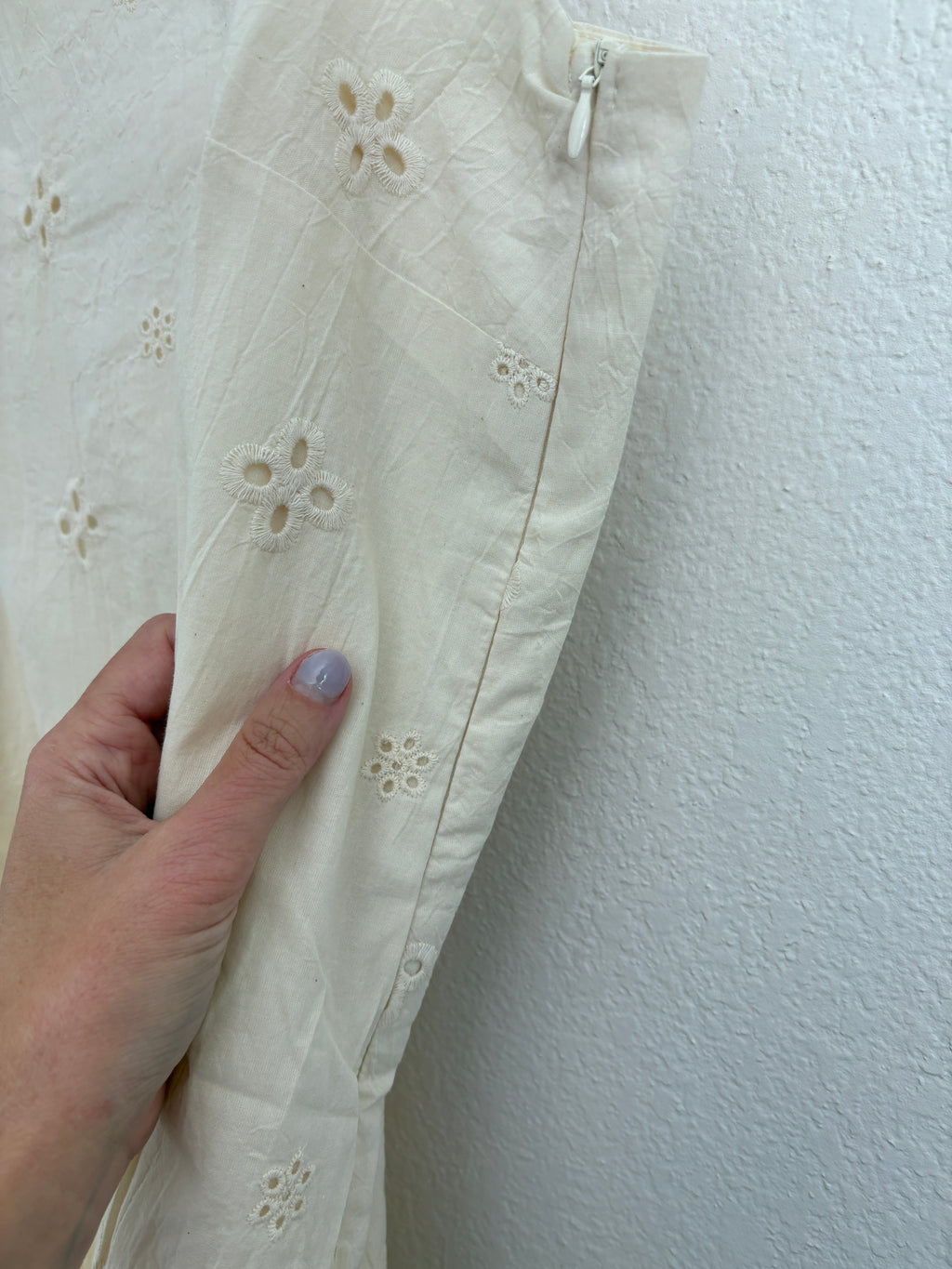 Solai Lila Cotton Mini Dress (L)