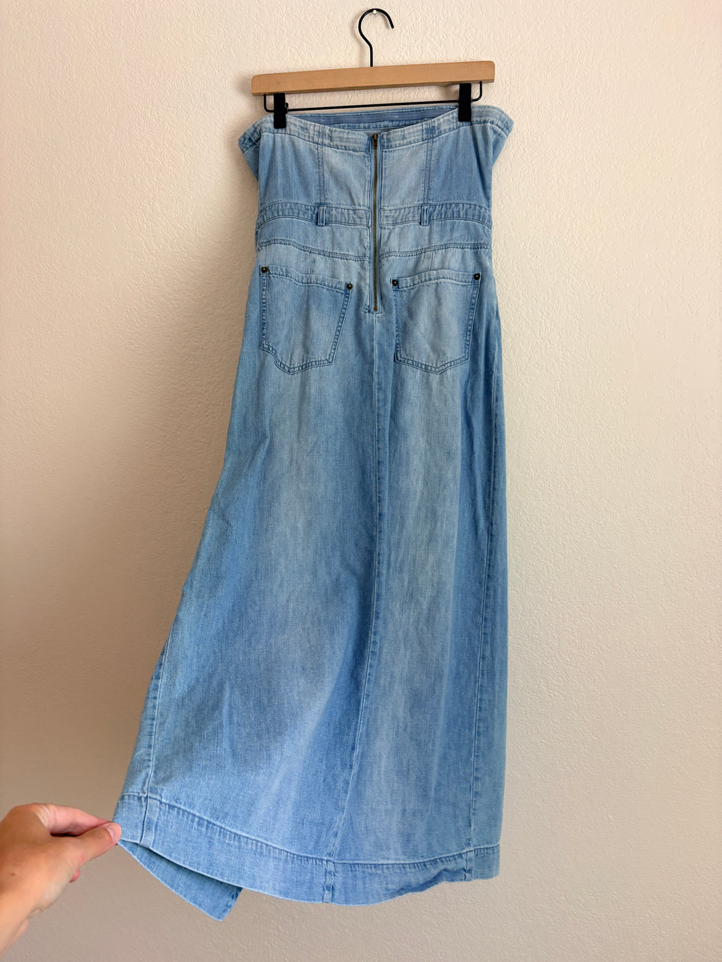 Free People Denim Tube Dress (6)