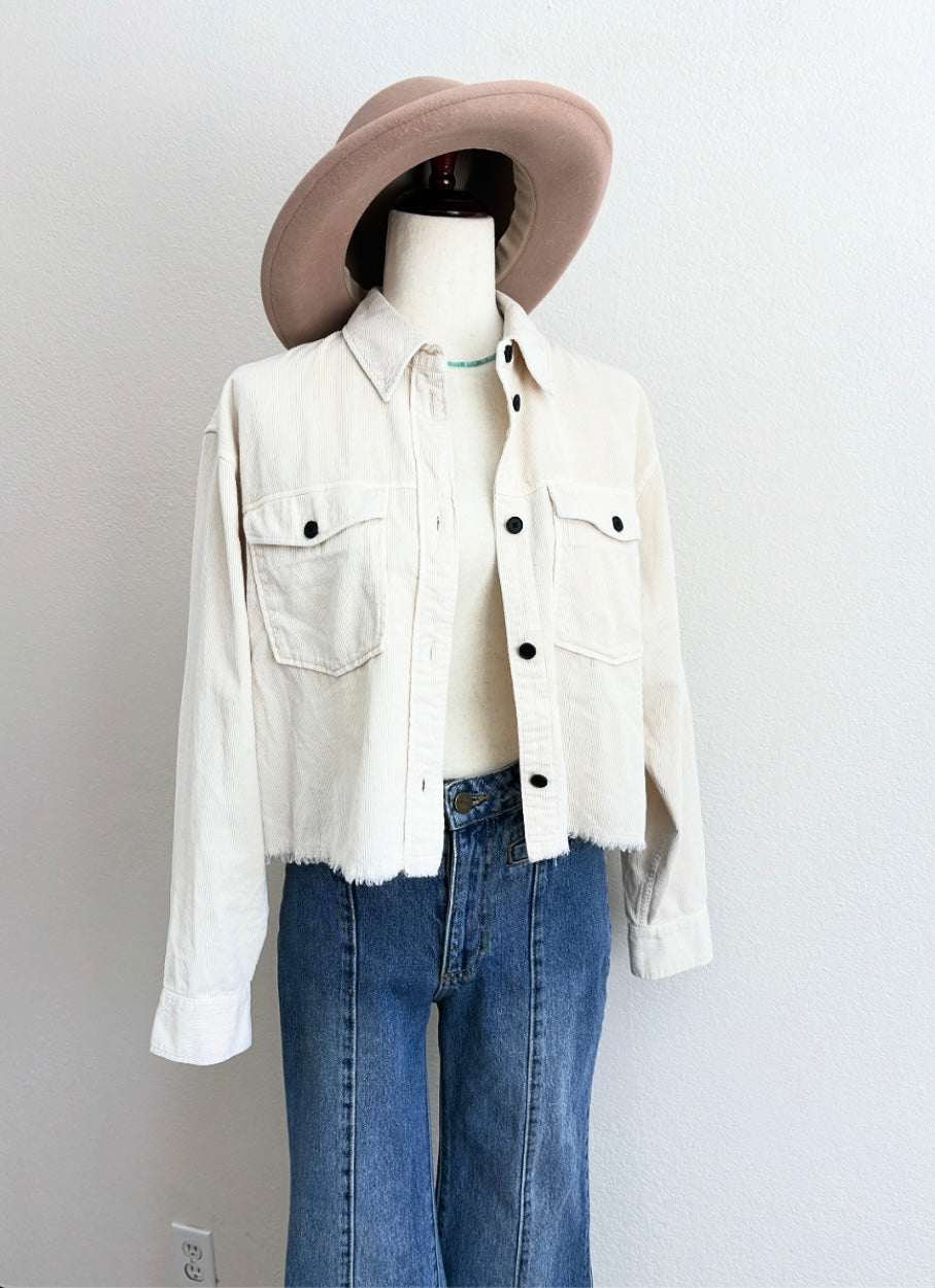All Saints Cropped Corduroy Jacket (6)