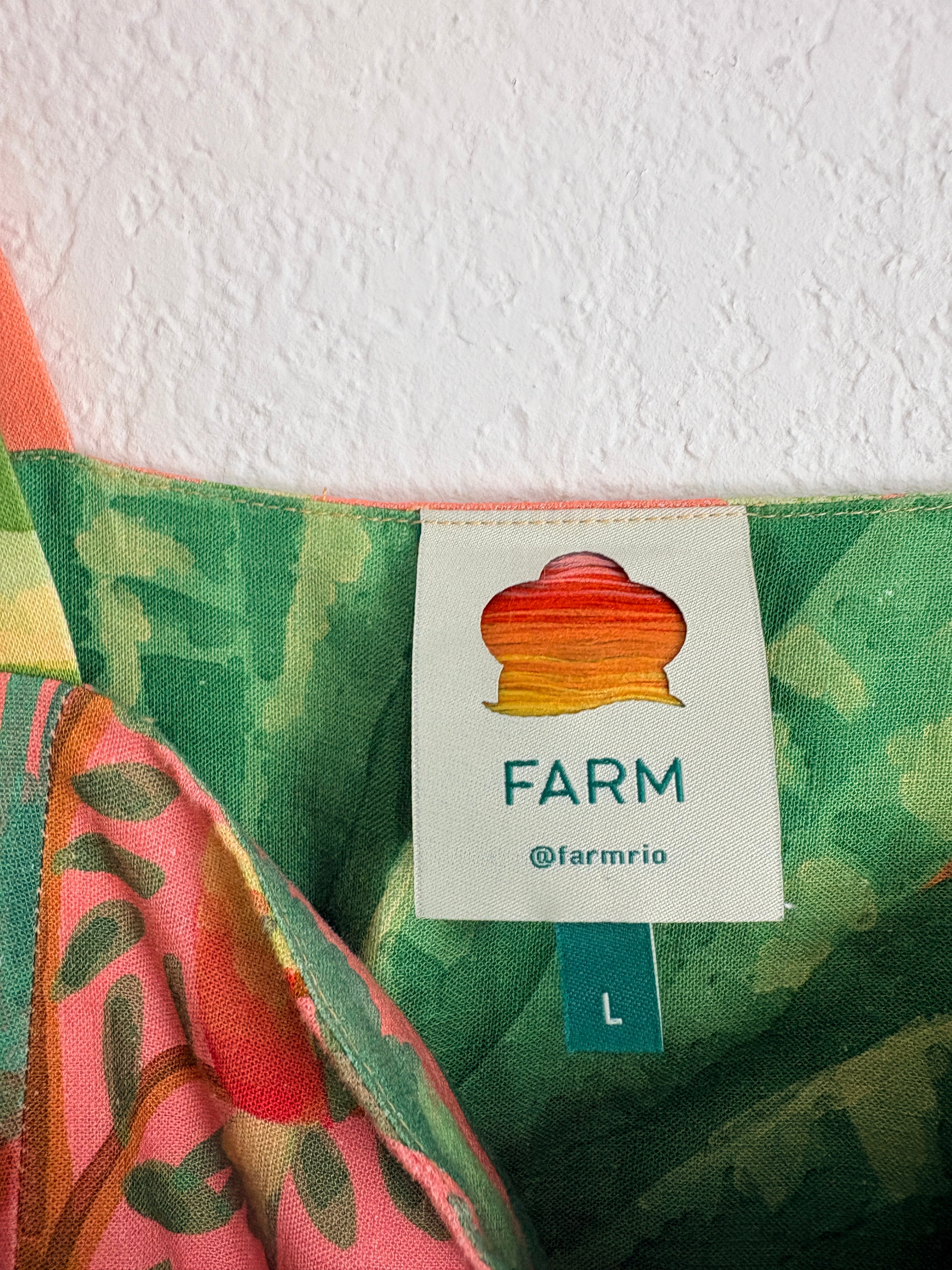 Farm Rio Sunrise Ombré Dress (L)