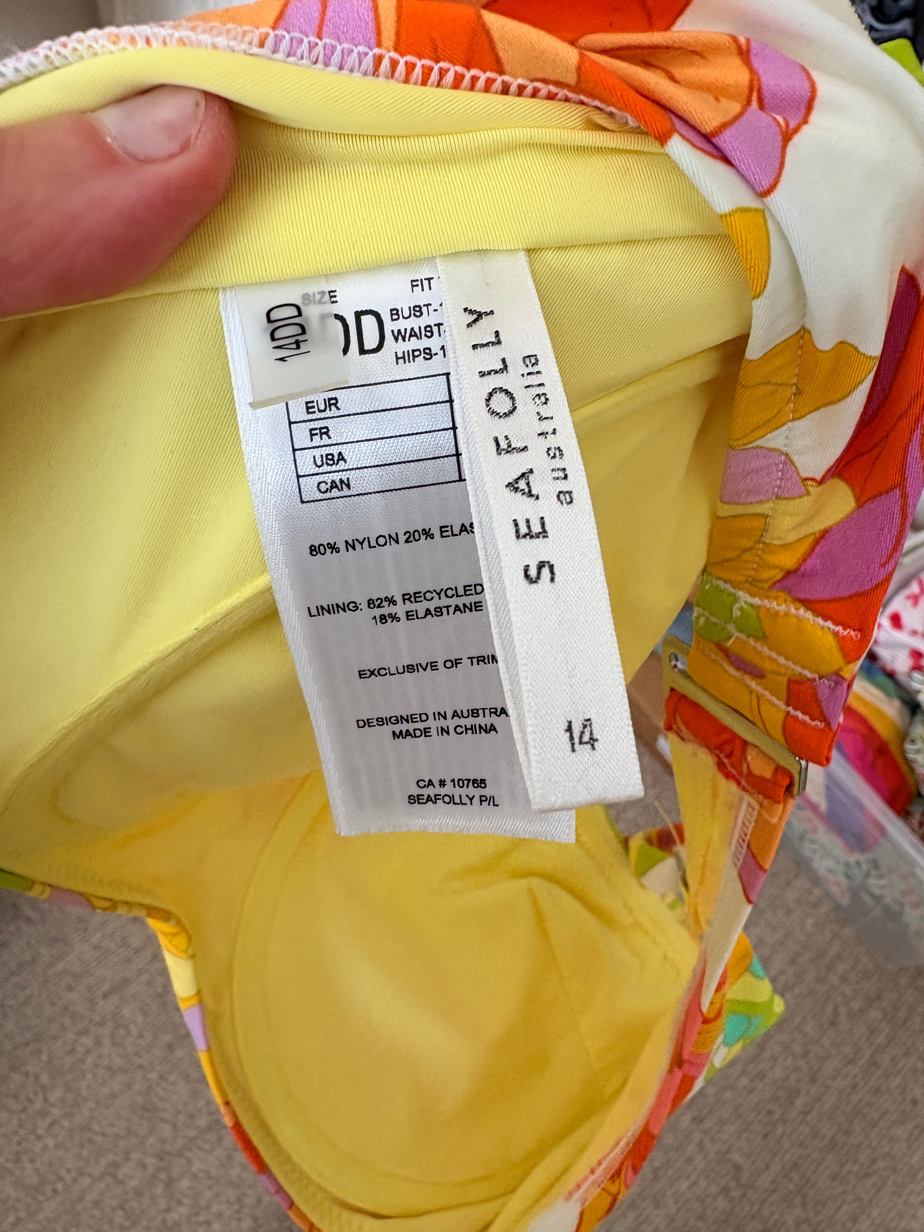 Seafolly Palm Springs Swimsuit (L)