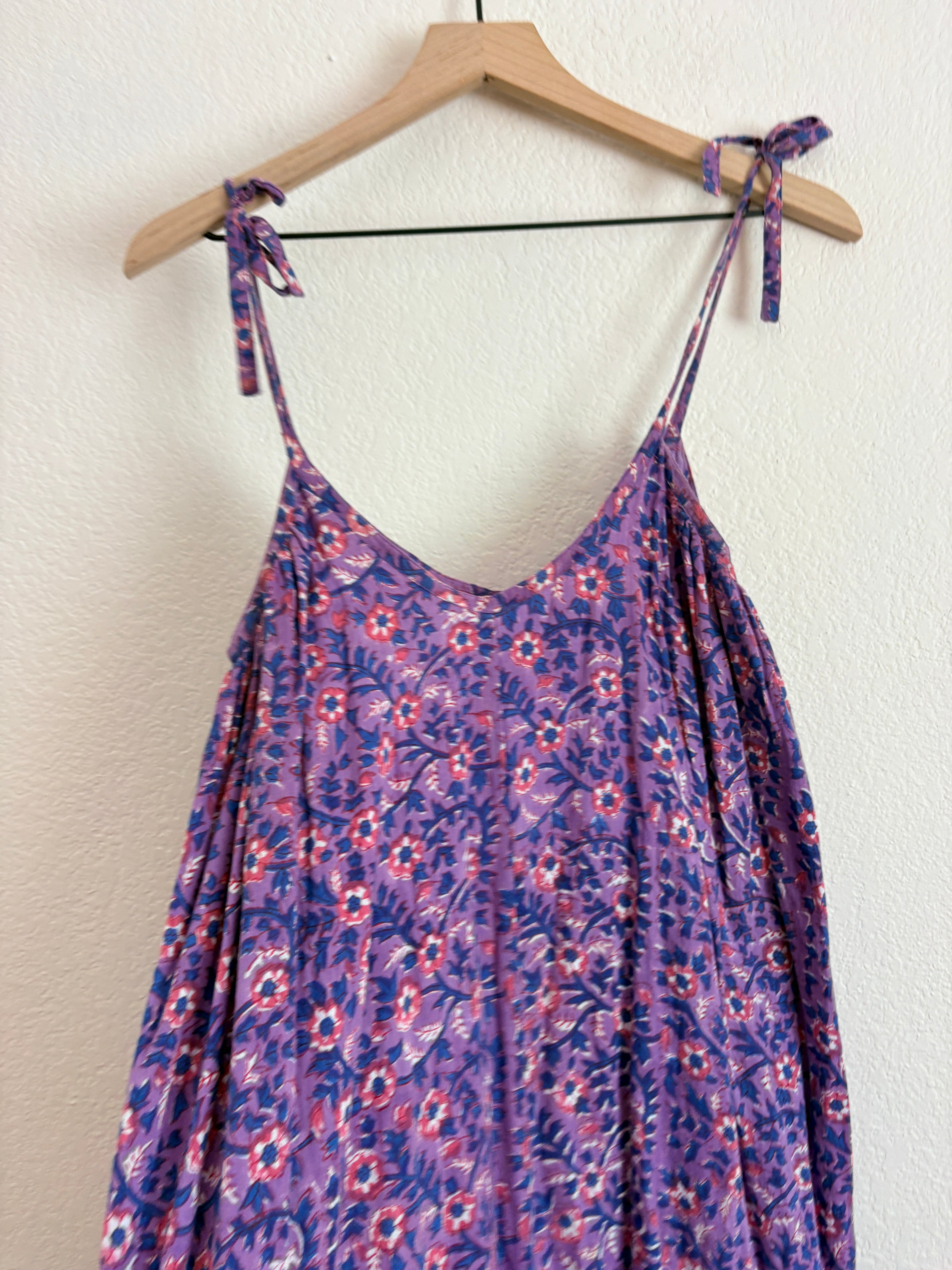 Emerson Fry India Wildflower Violet Dress (L)