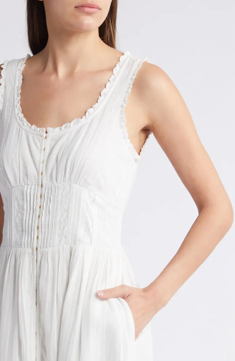 LoveShackFancy Santelle Lace Dress Coastal Cowgirl Cottagecore (8)