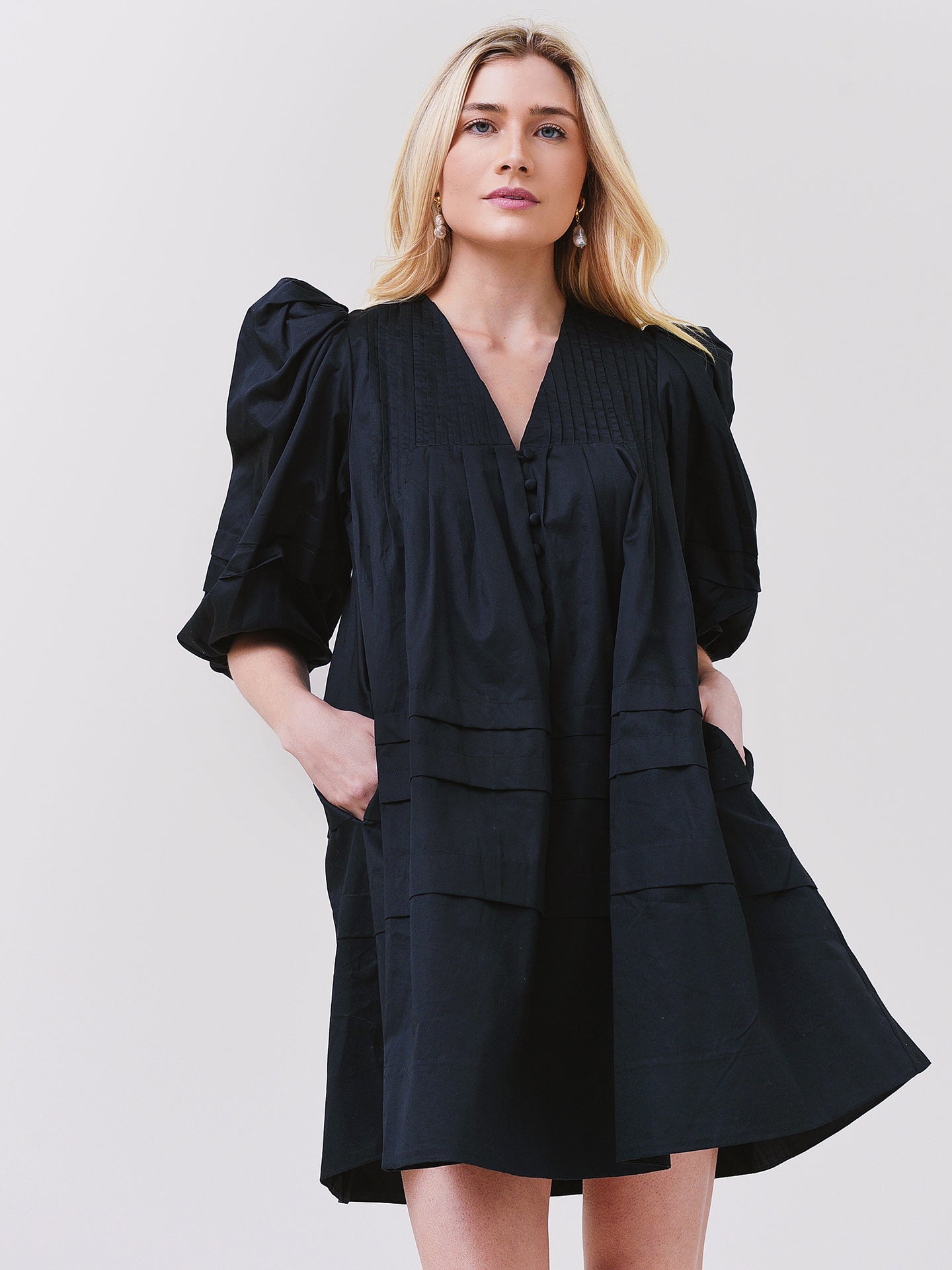 Hunter Bell Black Paige Dress (M)