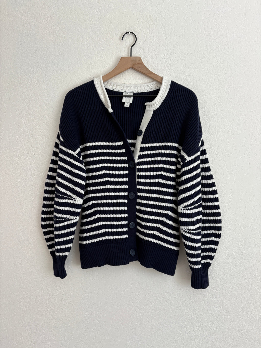 Maeve Blouson Sleeve Cardigan (M)
