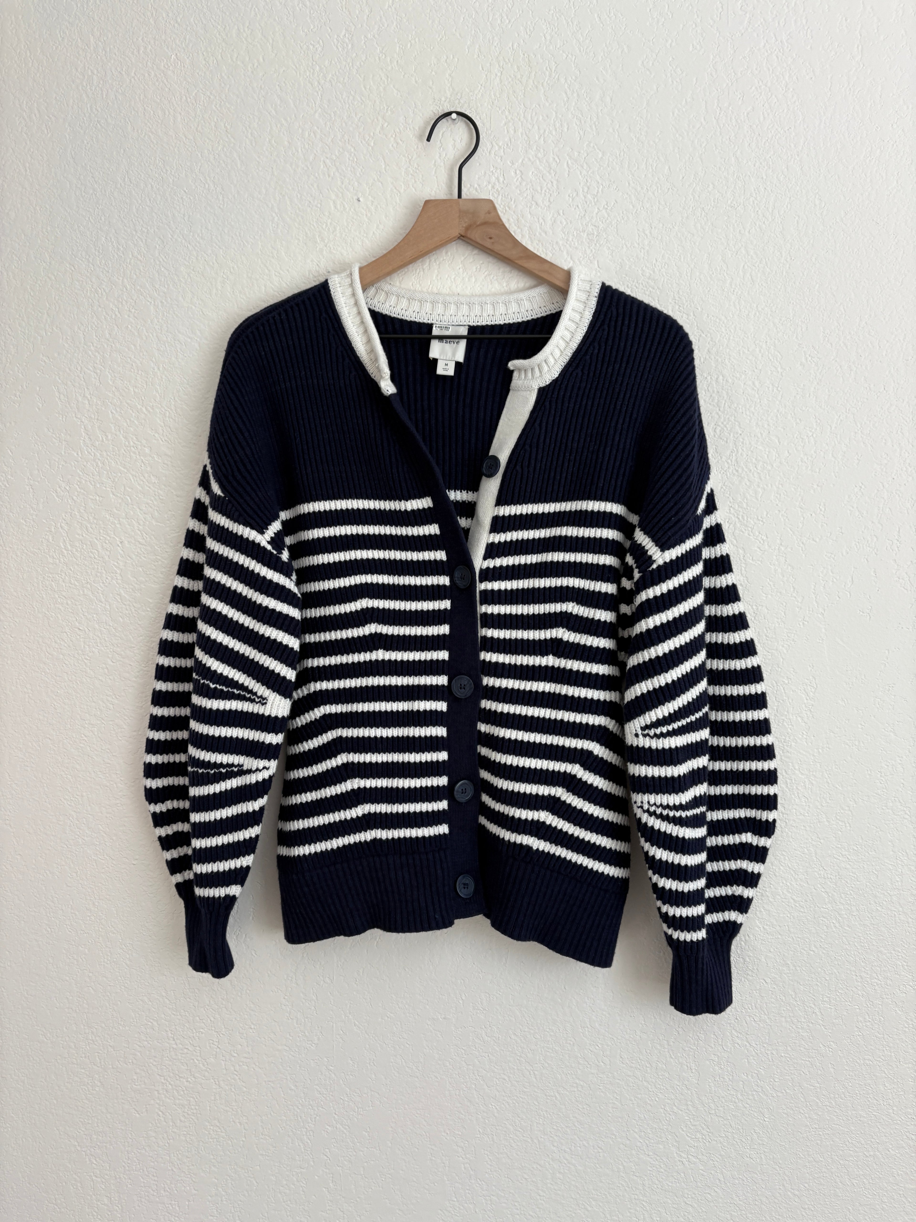 Maeve Blouson Sleeve Cardigan (M)