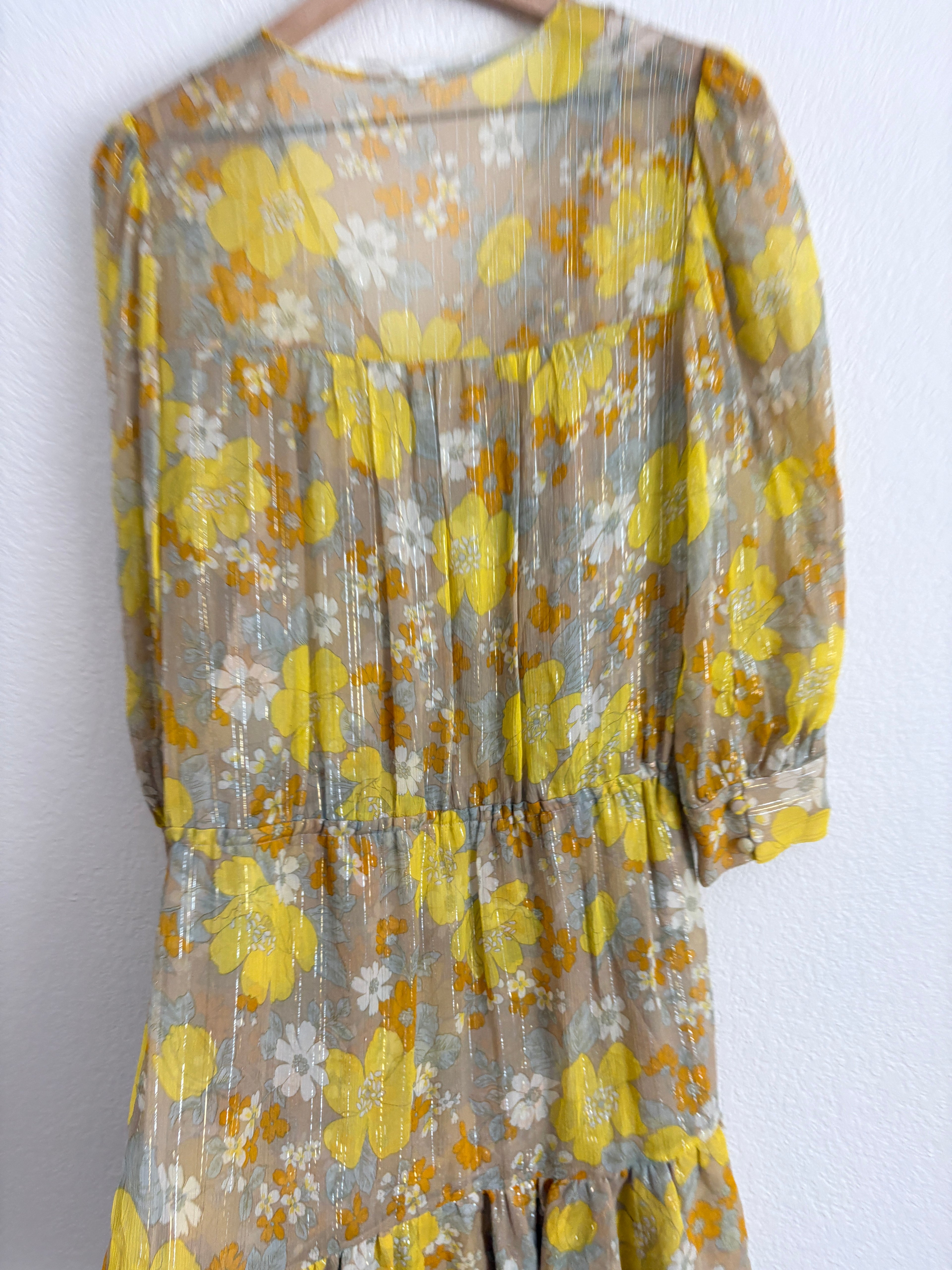 Veronica Beard Cybil Silk Dress (8)