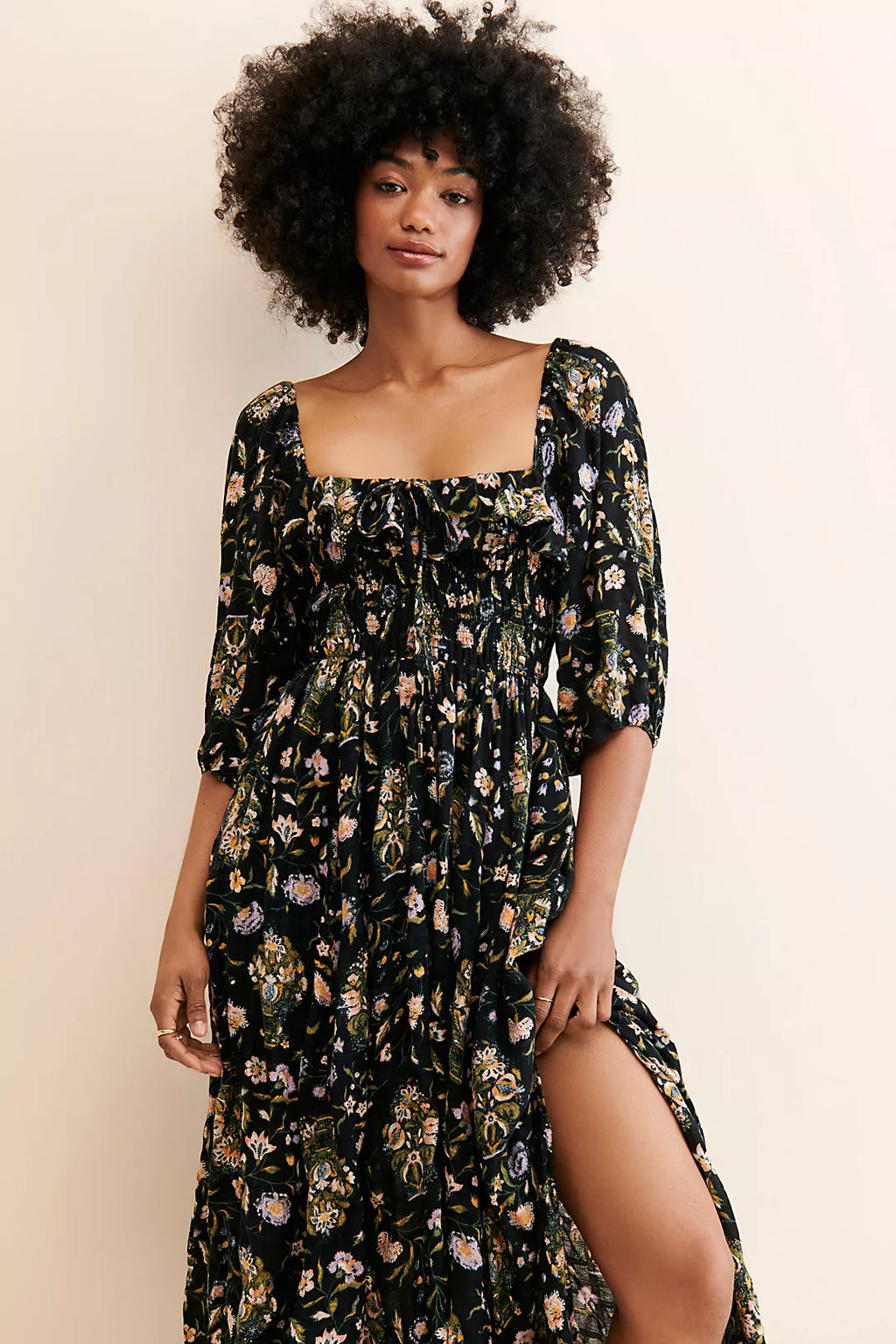 Free People Oasis Printed Dress (S)