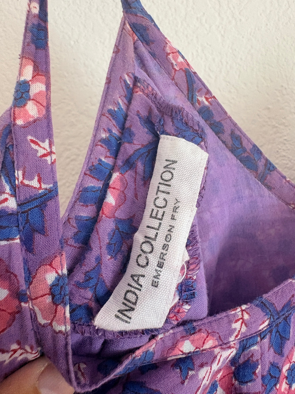 Emerson Fry India Wildflower Violet Dress (L)