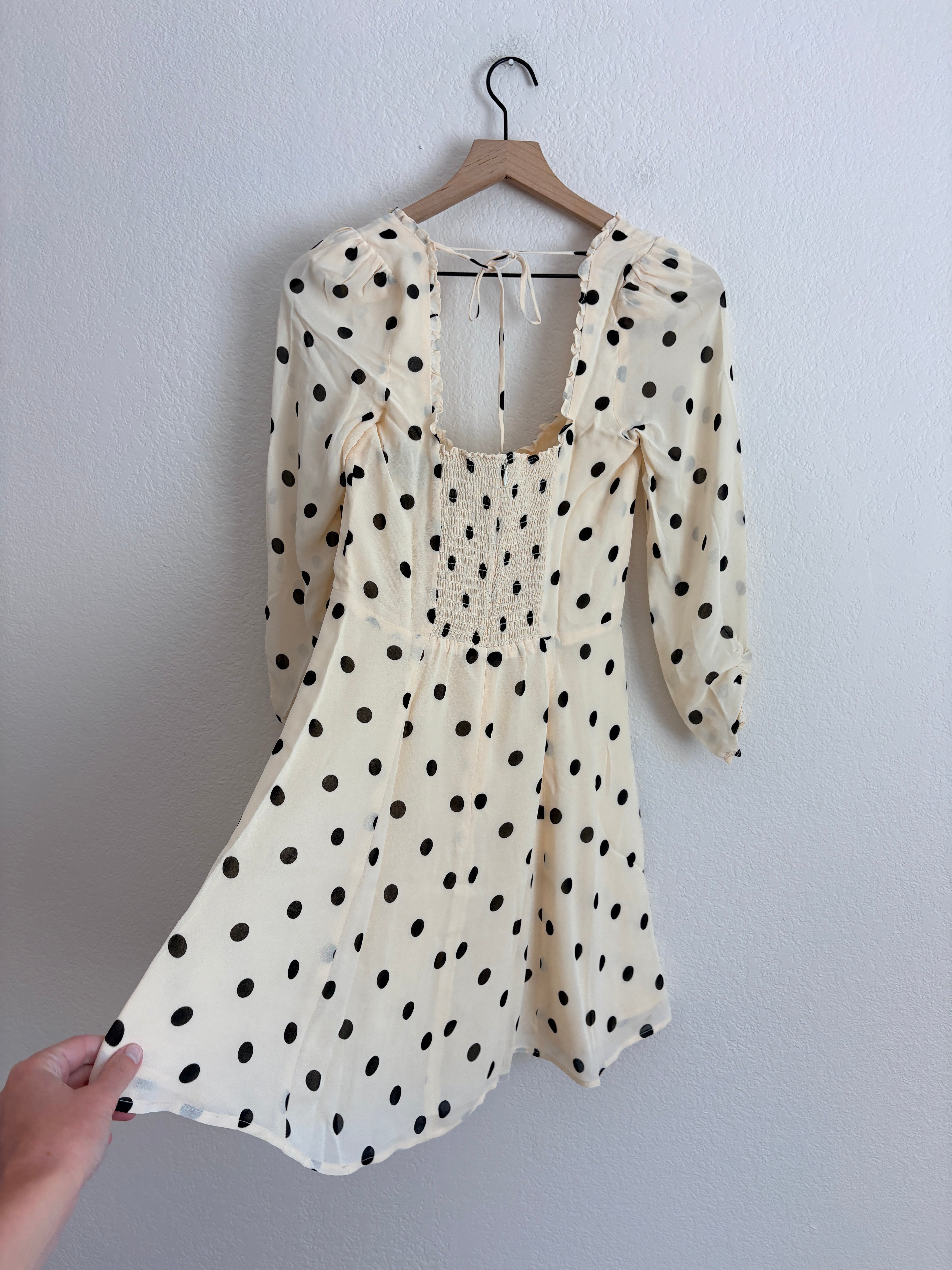 New Reformation Remi Sweetheart Mini Dress (6)