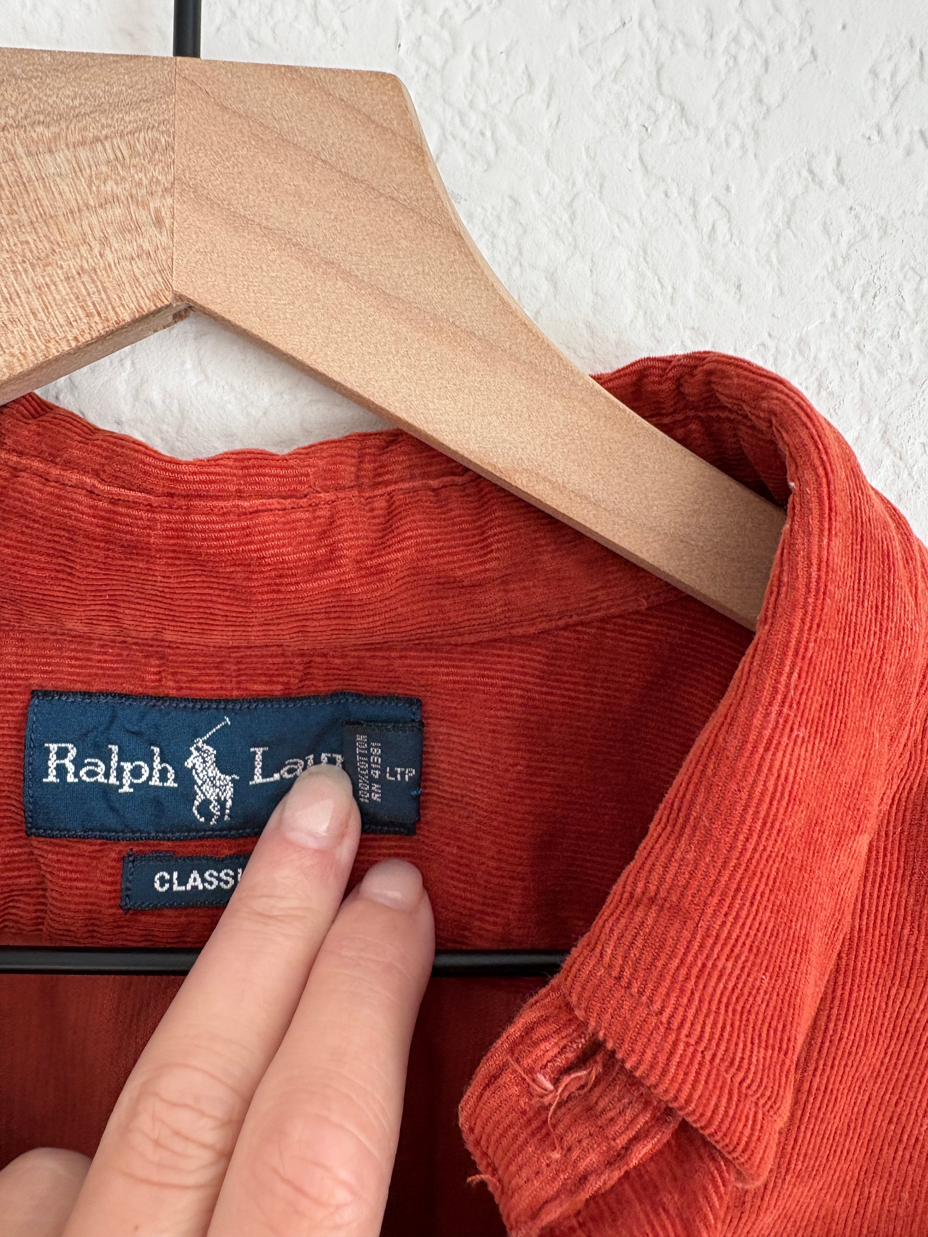 Ralph Lauren Corduroy Button Up (M/L)