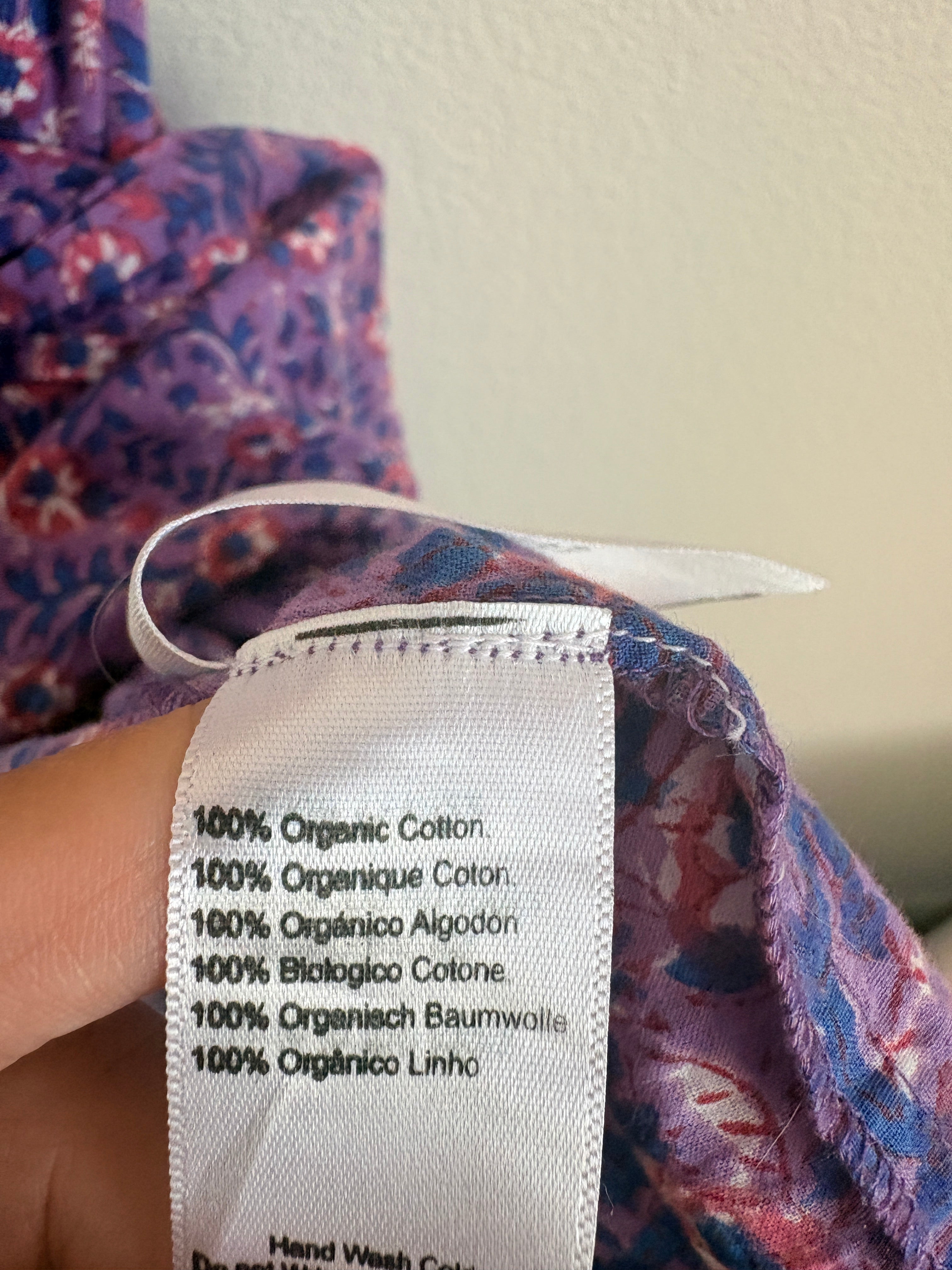 Emerson Fry India Wildflower Violet Dress (L)