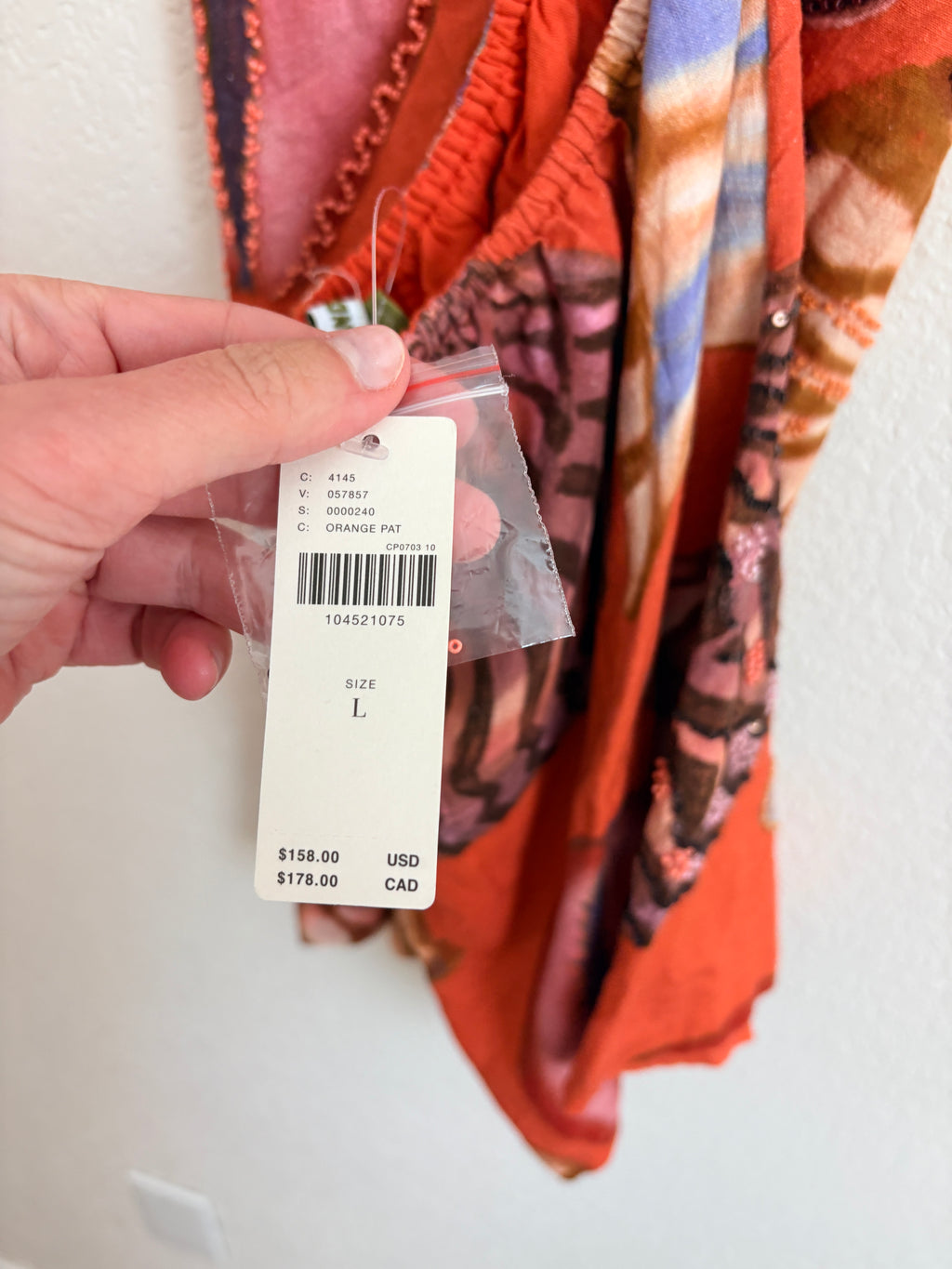 New Celandine Anthropologie Linen Blend Seashell Mini Dress (L)