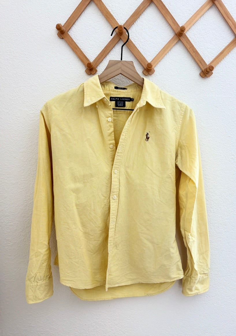 Ralph Lauren Butter Yellow Button Down (6)
