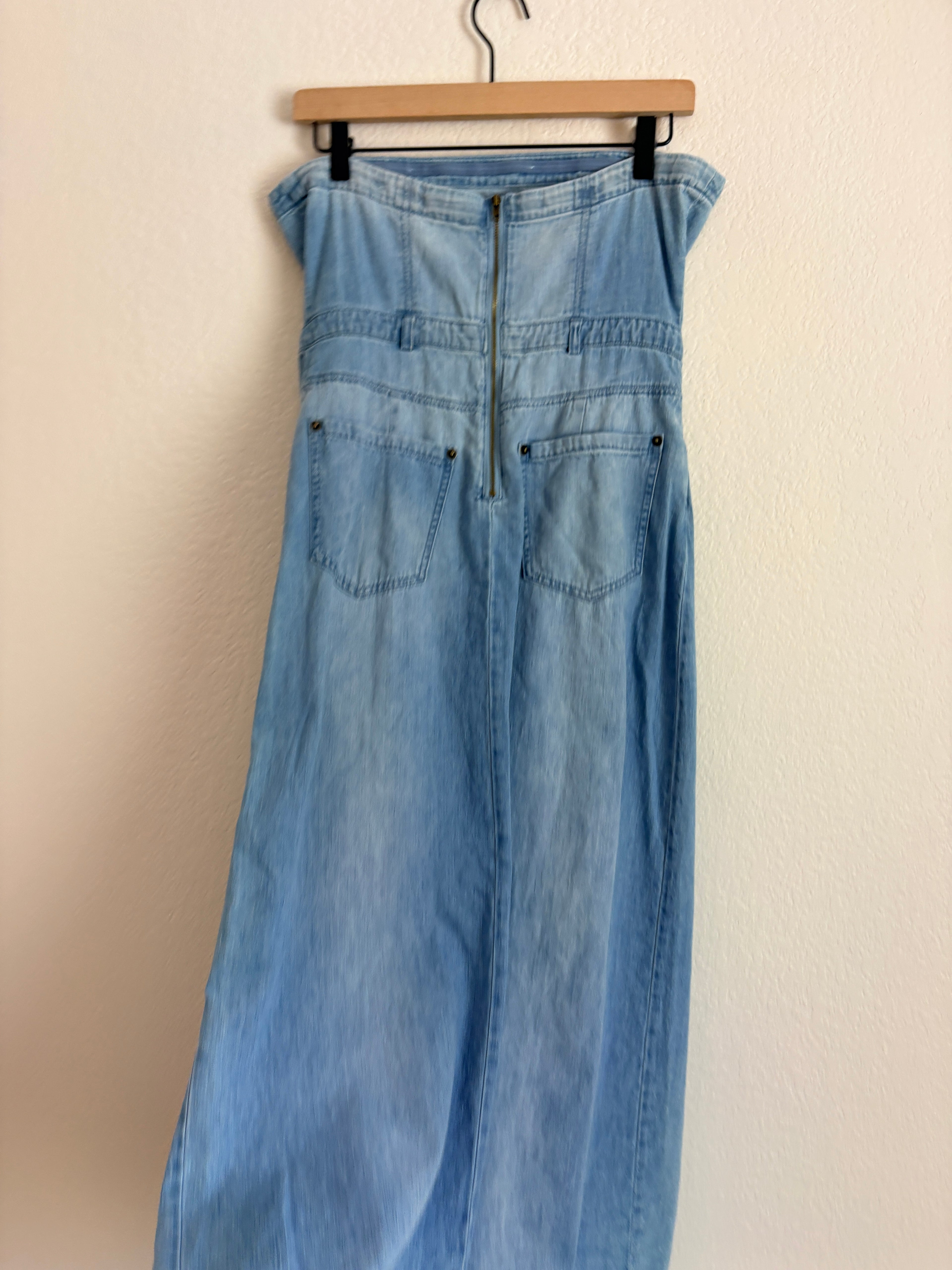 Free People Denim Tube Dress (6)