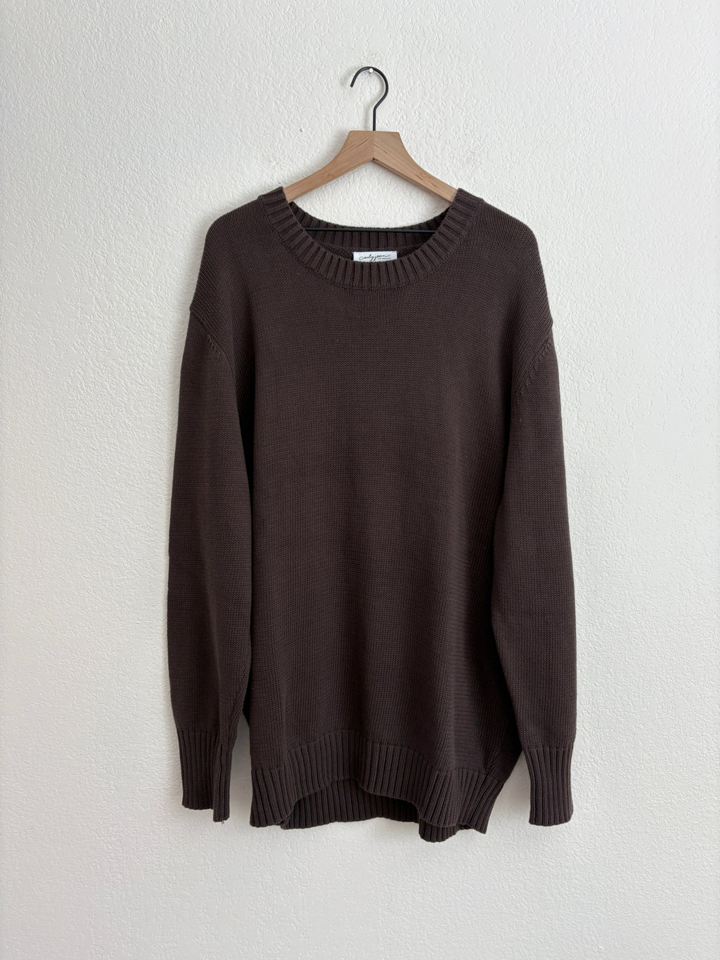 Carly Jean Los Angeles Chocolate Sweater (XL)