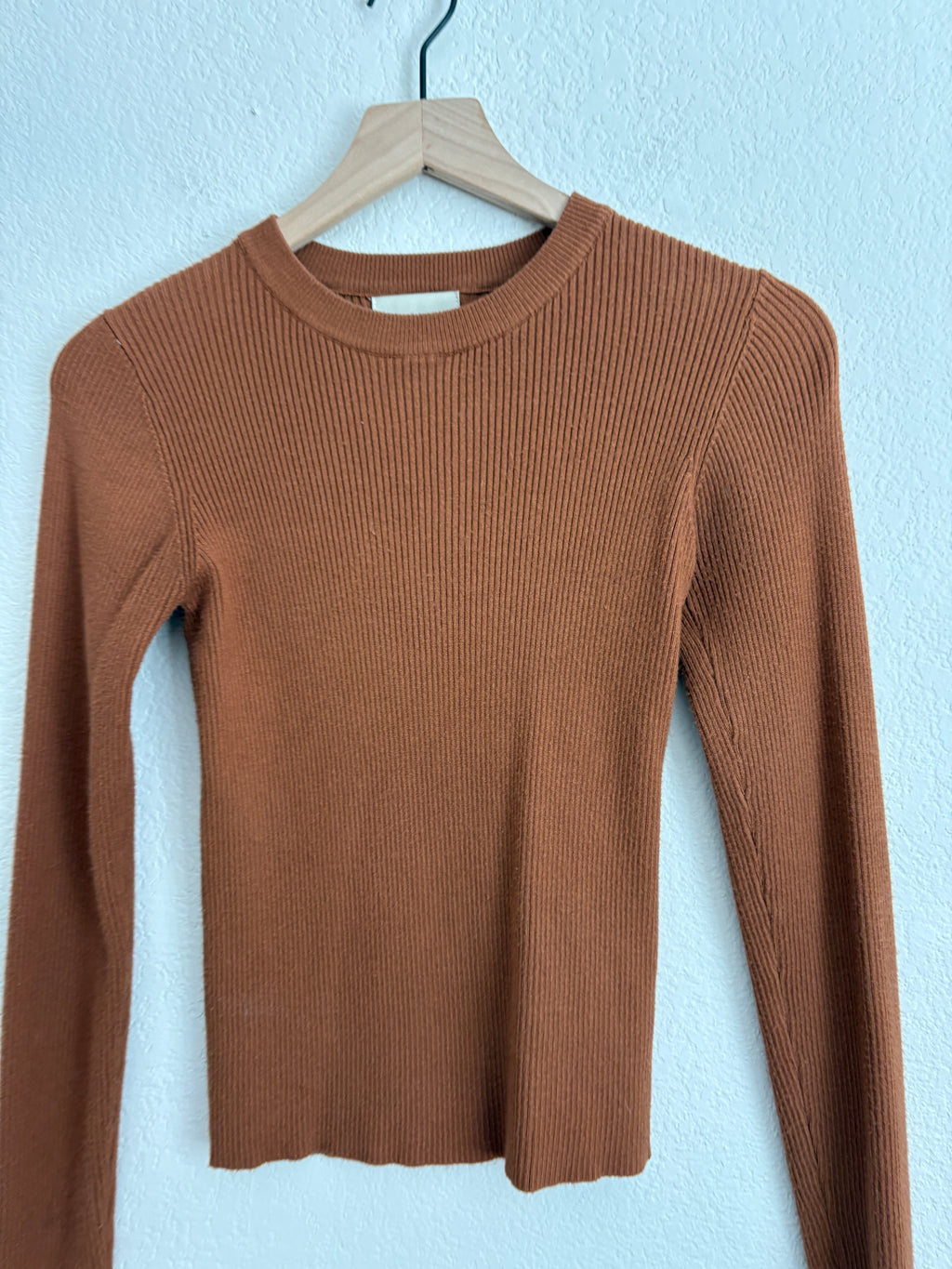 Ribbed Fall Sweater (S)