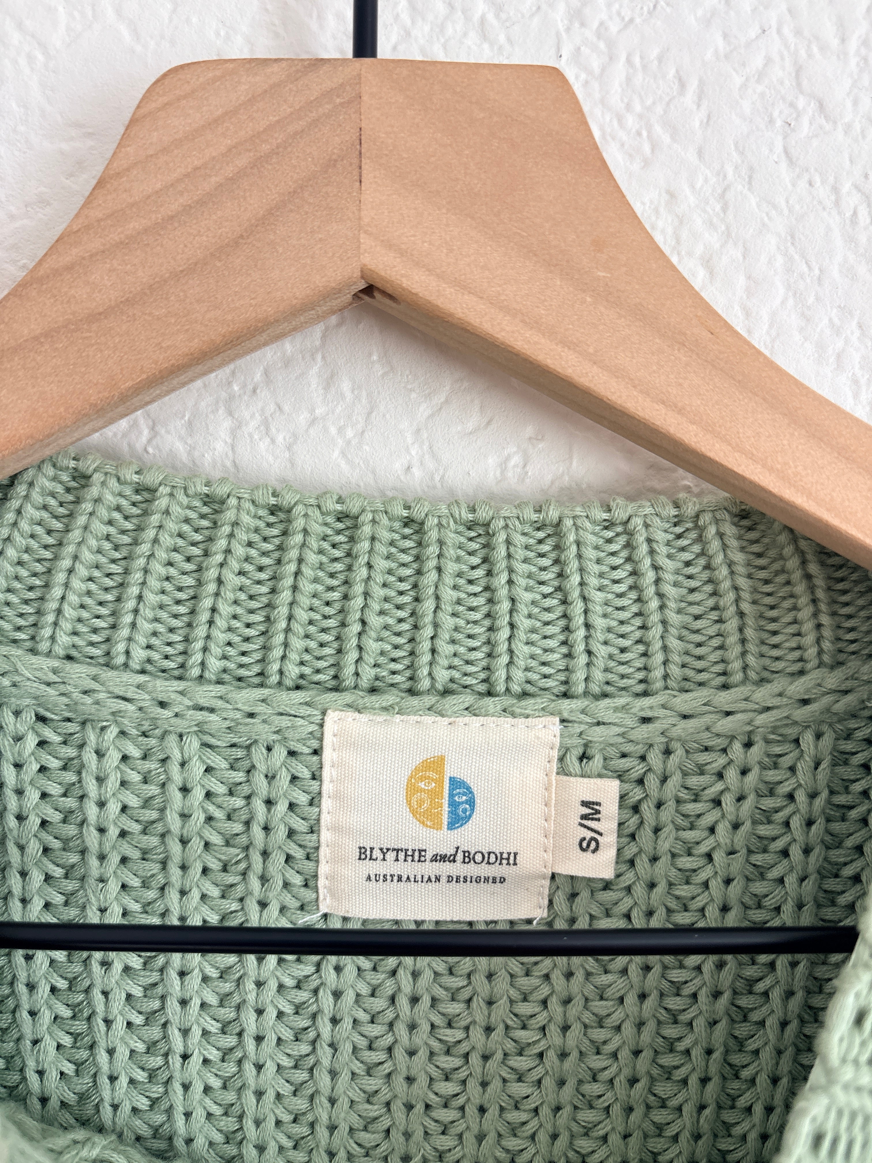 Blythe + Bodhi Sage Knit Sweater (S/M)