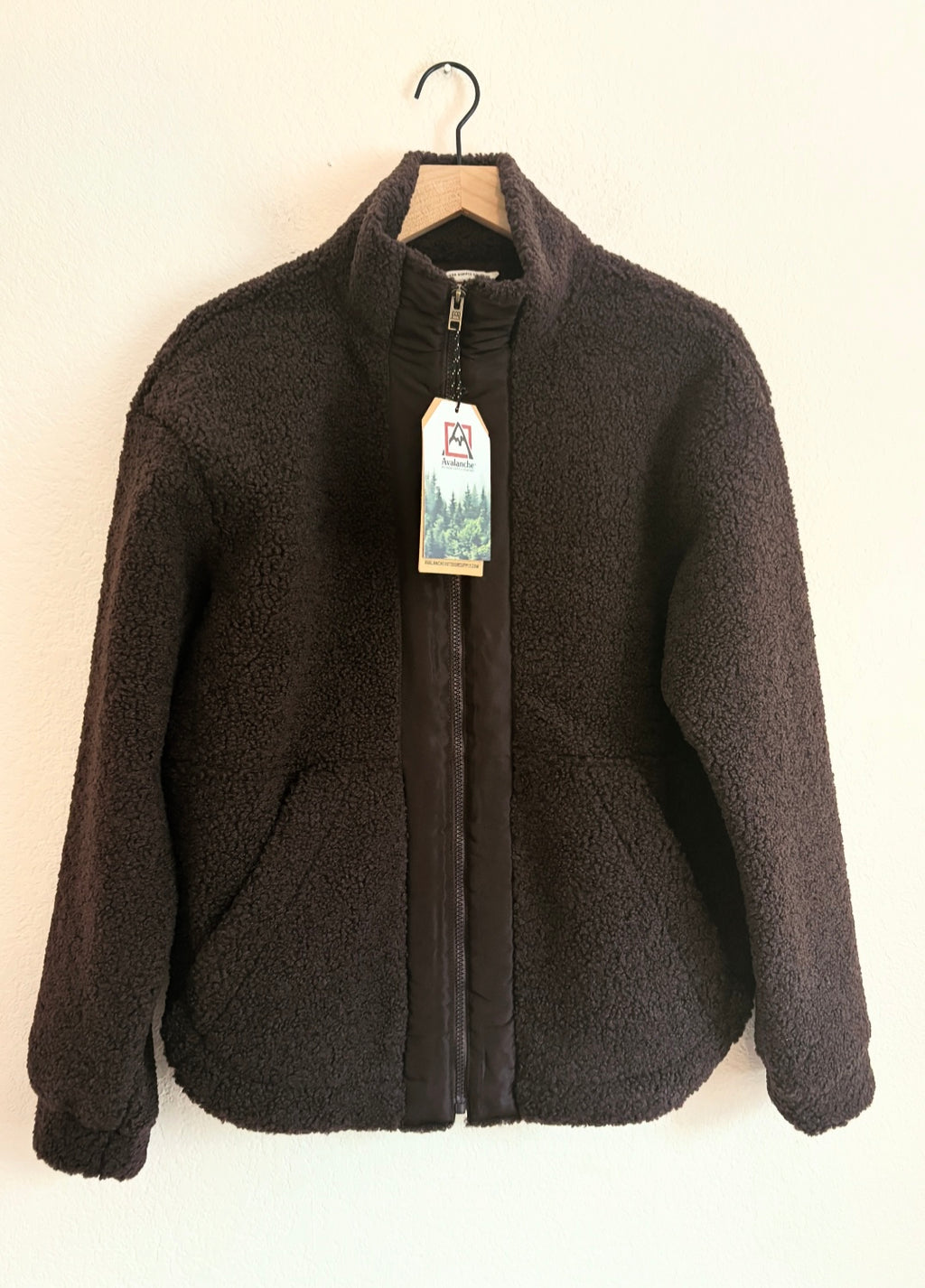 Avalanche Chocolate Zip Up Teddy (L)