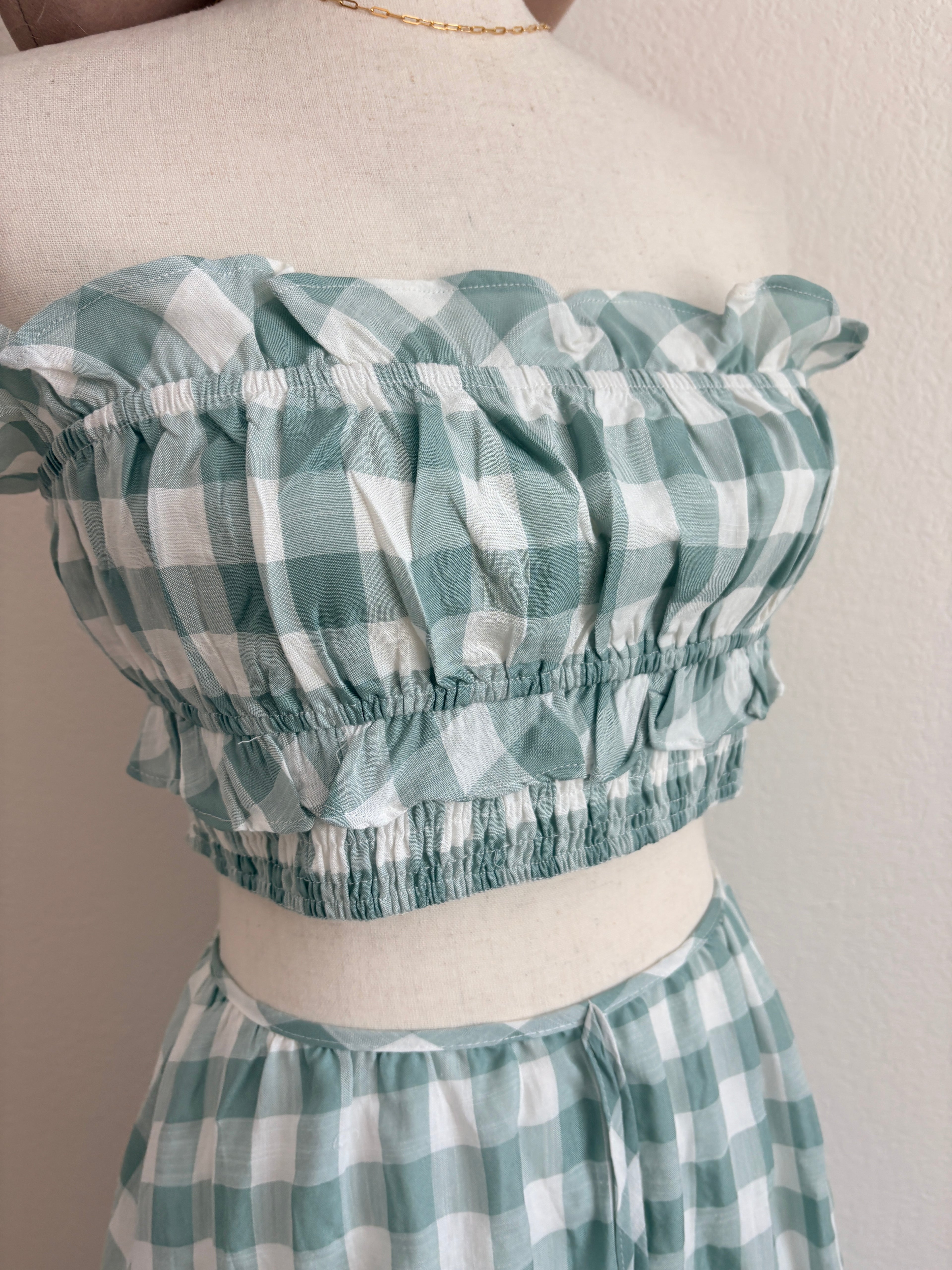 Sabo Alarette Gingham Set (M/L)