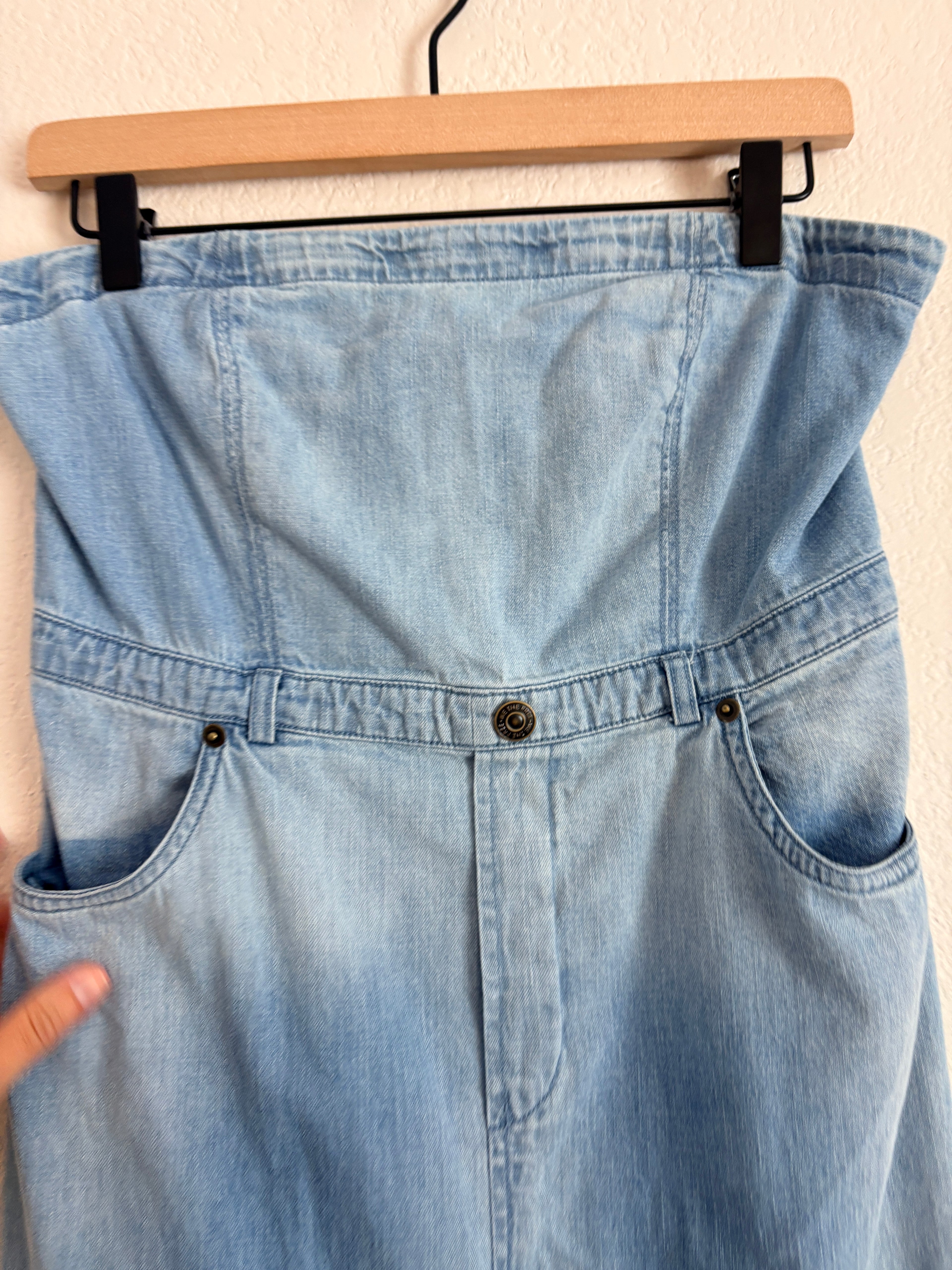 Free People Denim Tube Dress (6)